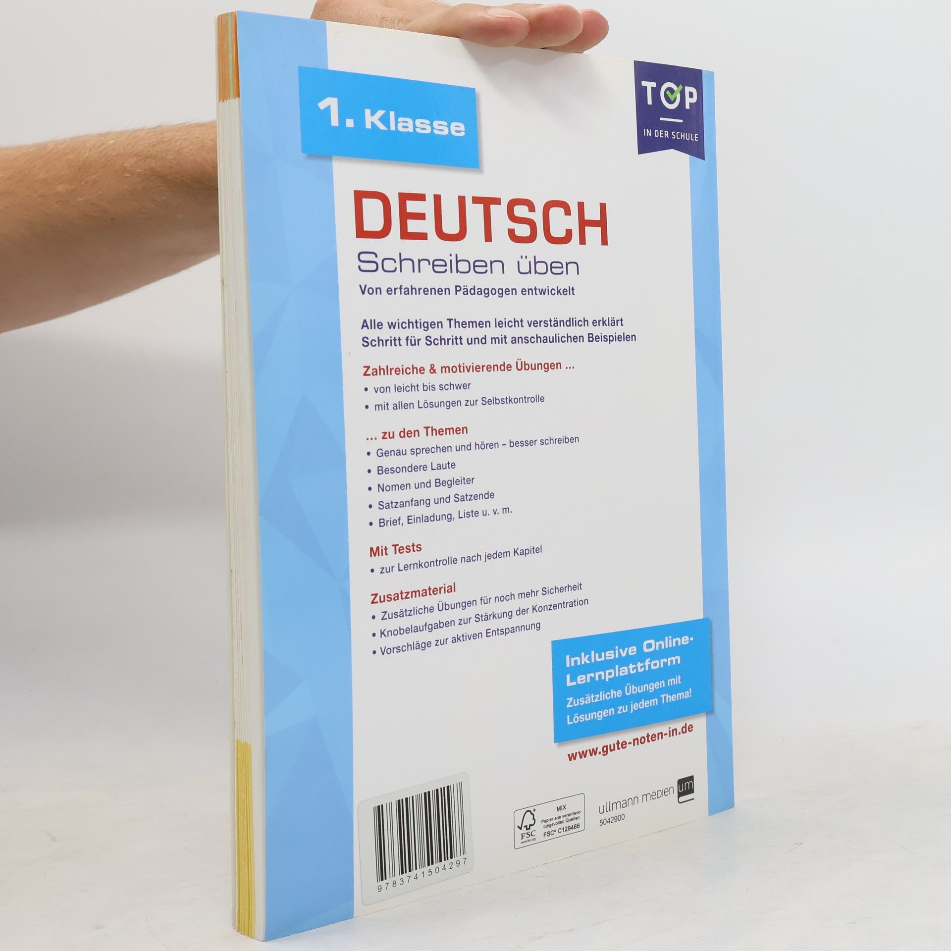 Ullmannmedien Deutsch: Gute Noten - Schreiben üben 1. Klasse