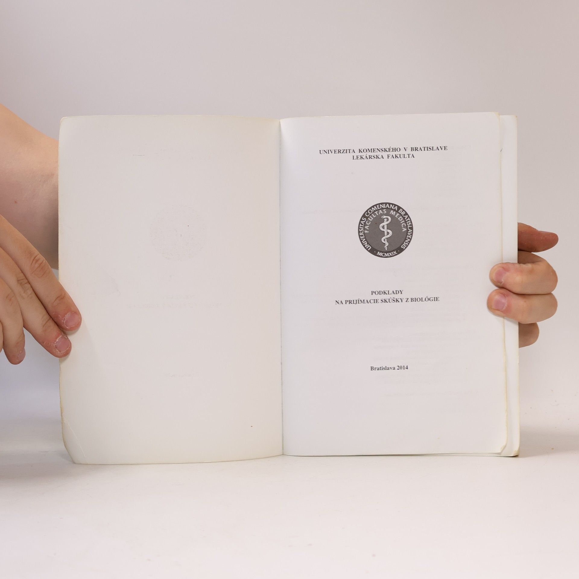 Various authors Podklady na prijímacie skúšky z biológie