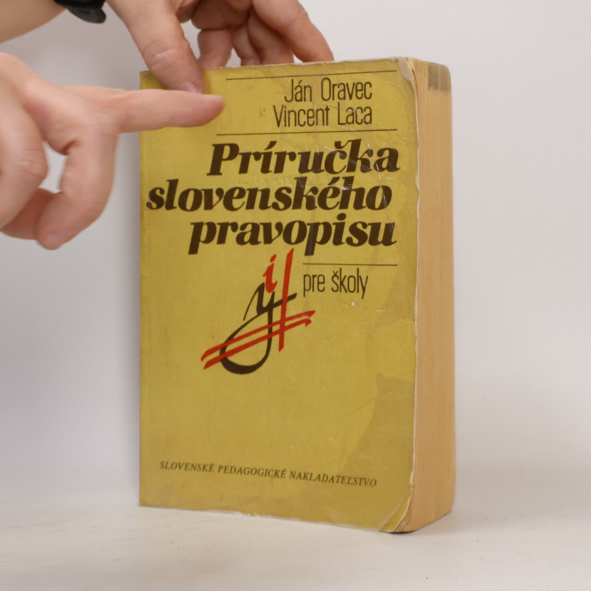 Ján Oravec Príručka slovenského pravopisu pre školy