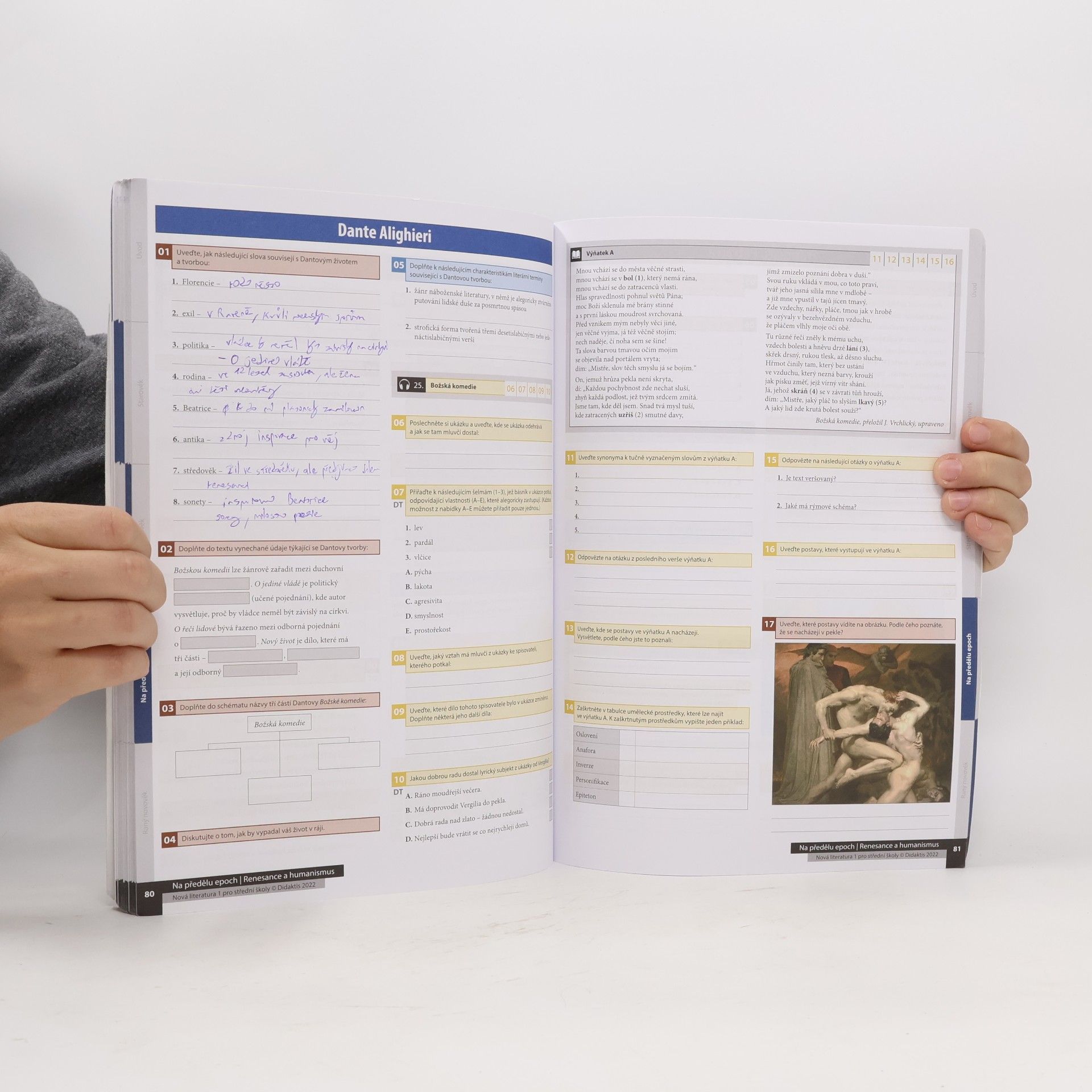 Autores varios Nová literatura pro střední školy 1. Pracovní sešit