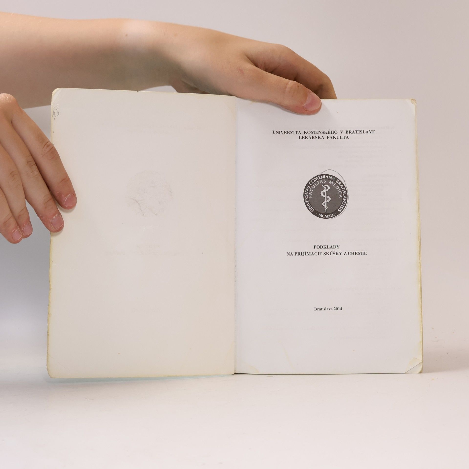 Various authors Podklady na prijímacie skúšky z chémie