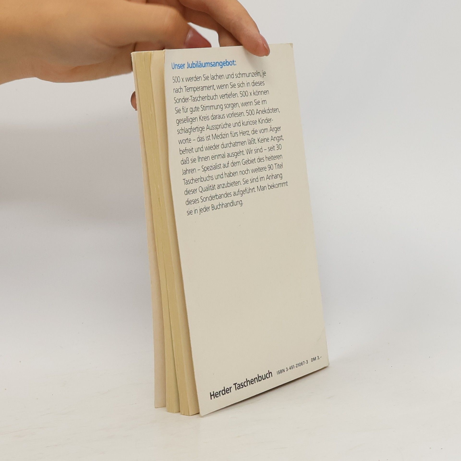 Collectif d'auteurs Heute schon gelacht? Ein Herder-Taschenbuch