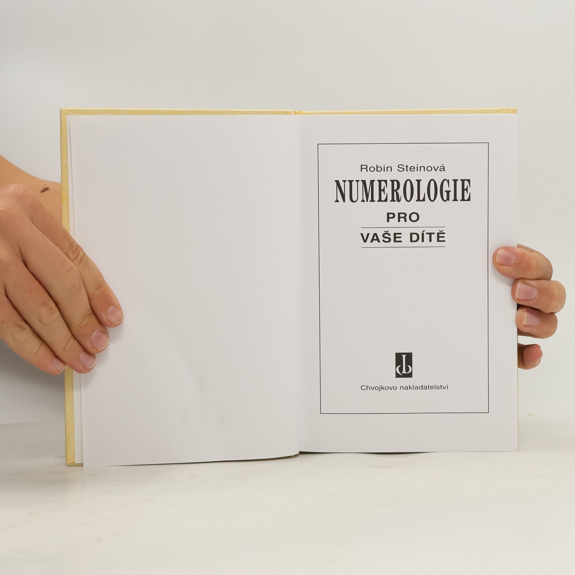 Robin Stein Numerologie pro vaše dítě
