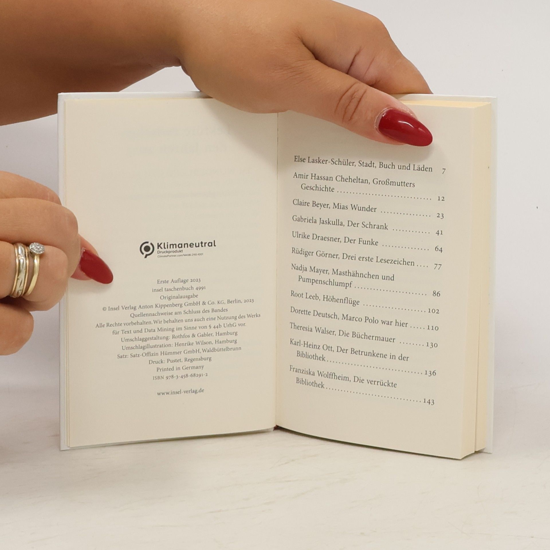 Gesine Dammel Im Wunderland der Bücher