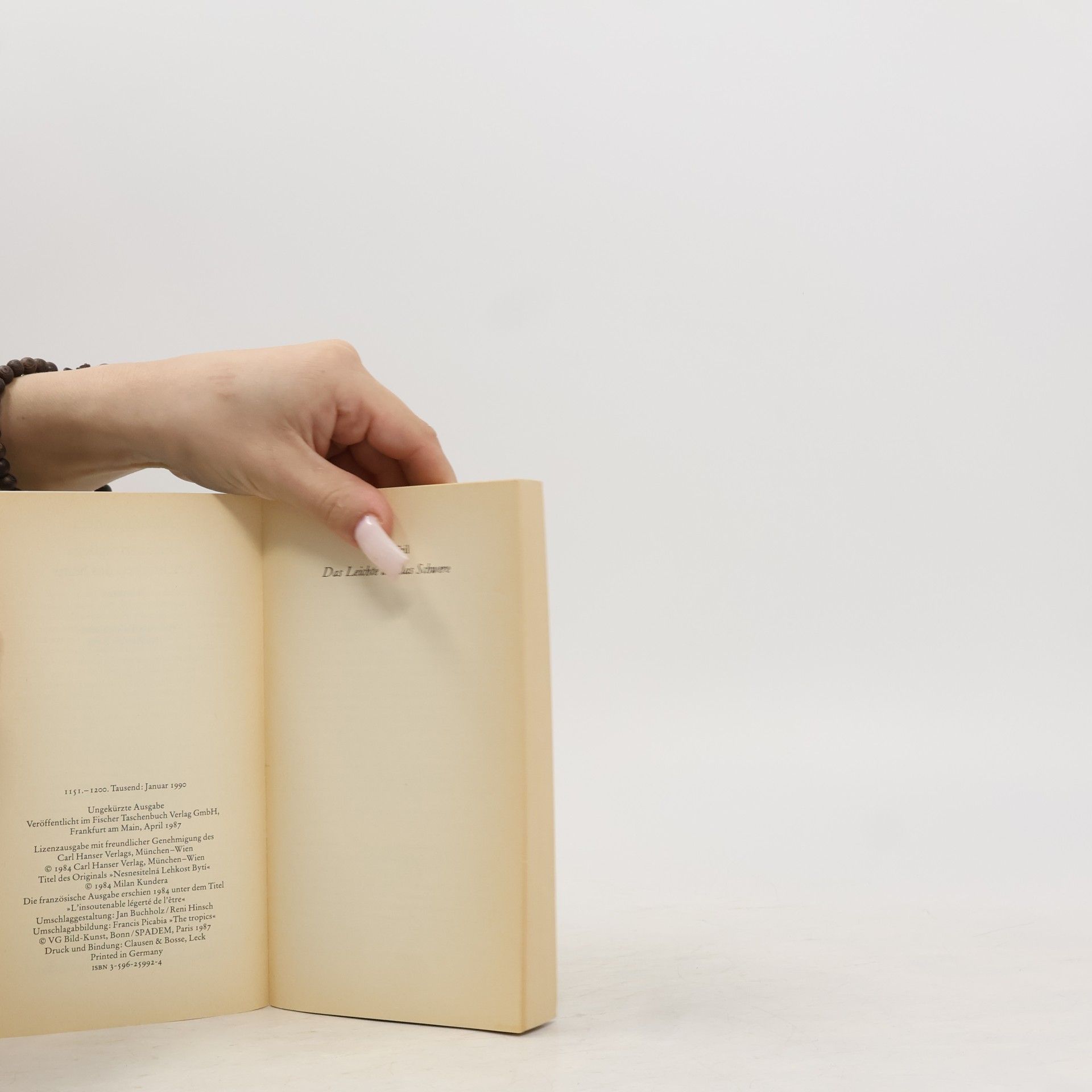 Milan Kundera Die unerträgliche Leichtigkeit des Seins