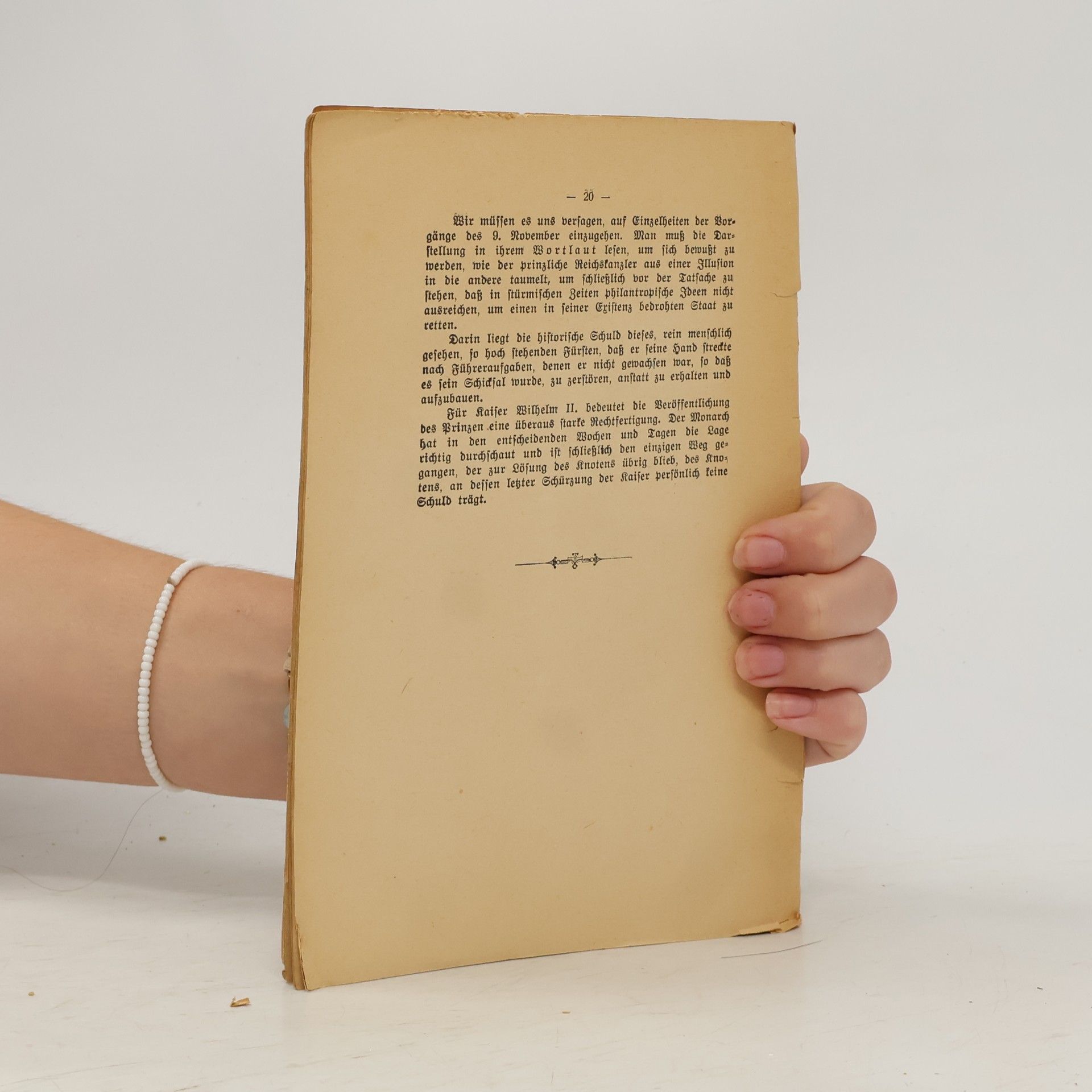 D. Niemann Prinz Max von Baden. Erinnerungen und Dokumente