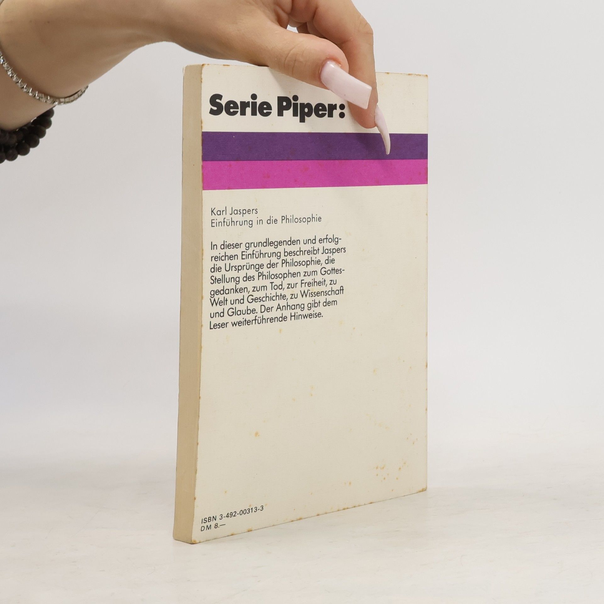 Karl Jaspers Einführung in d. Philosophie