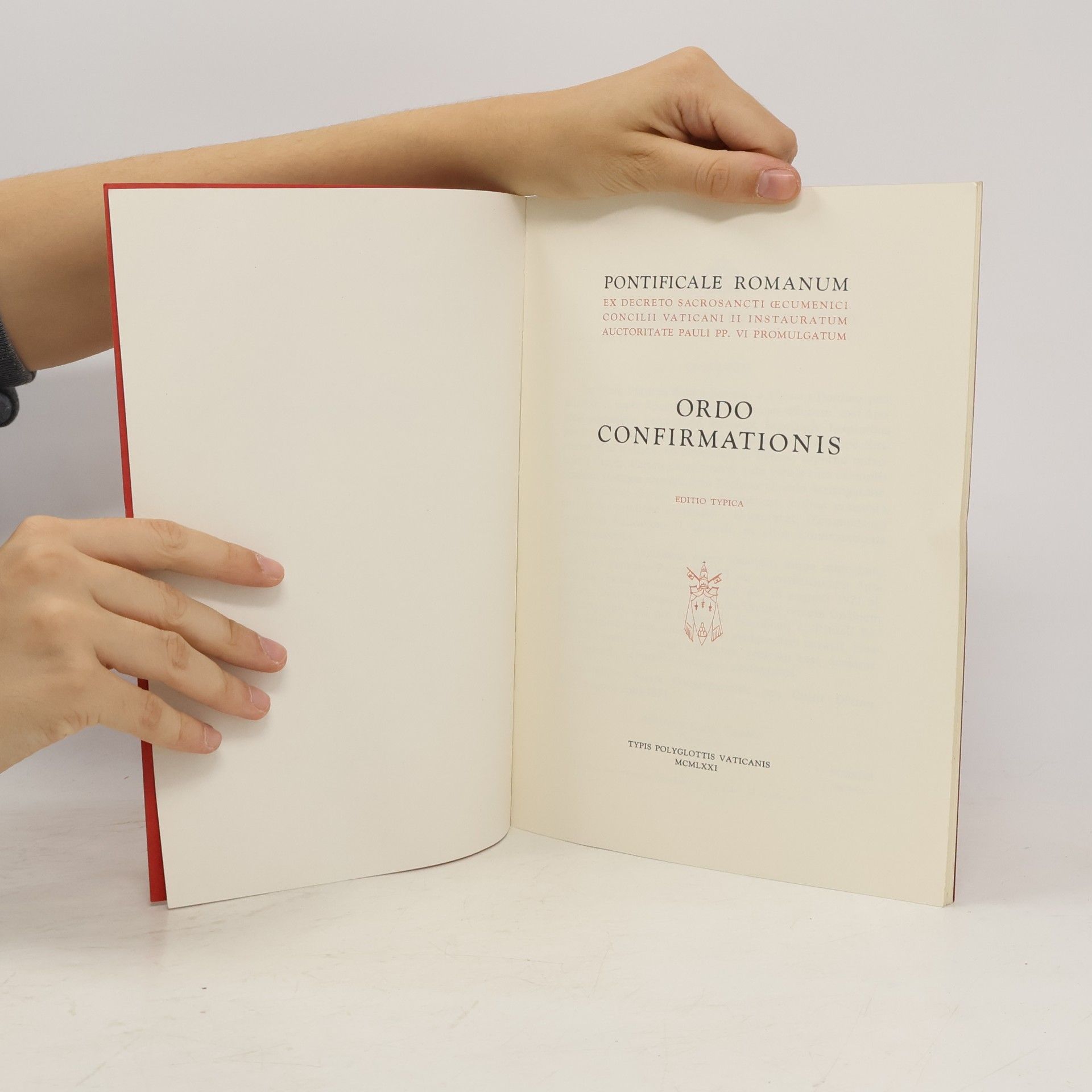 Kolektiv autorů Pontificale Romanum. Ordo Confirmationis