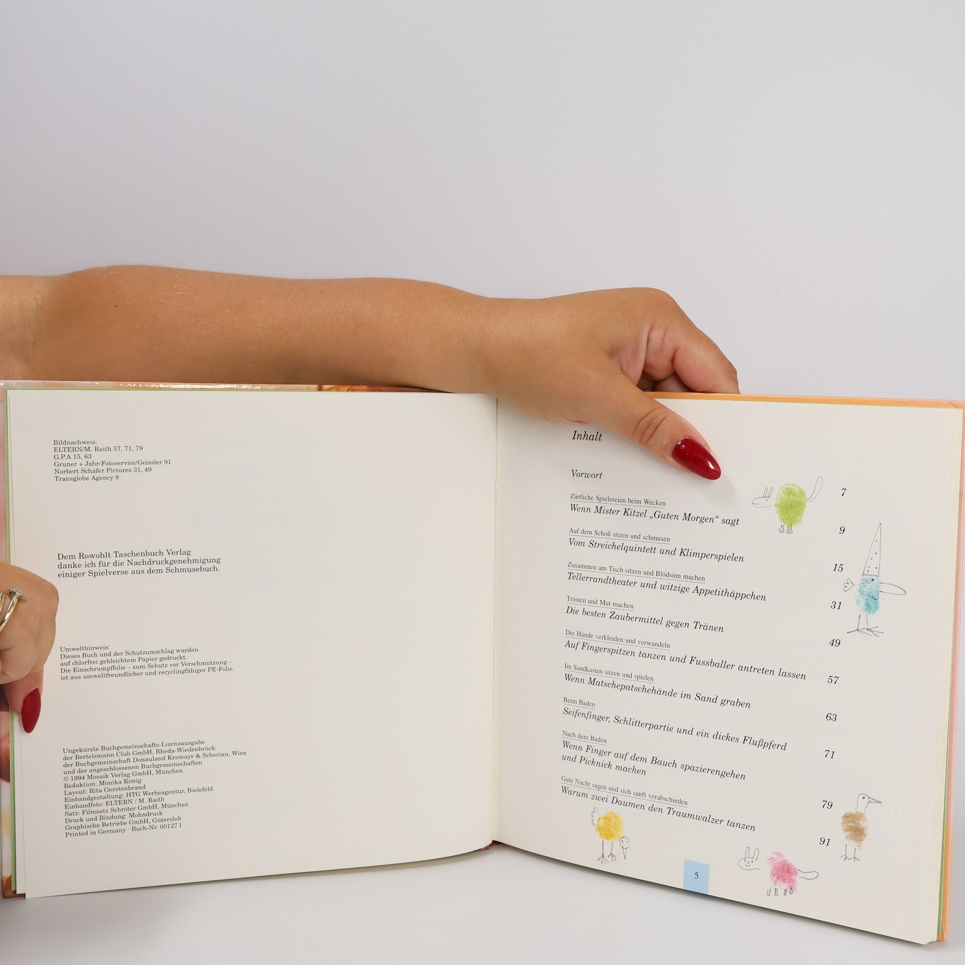 Cornelia Nitsch Lirum. Larum. Fingerspiel