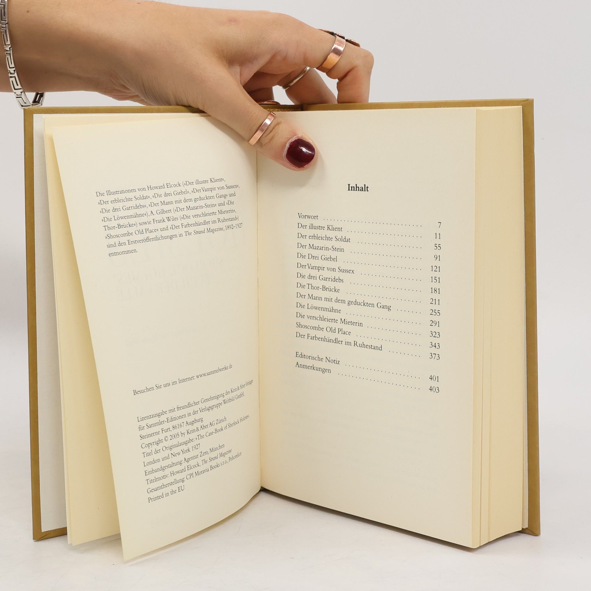 Arthur Conan Doyle Sherlock Holmes. Erzählungen V. Sherlock Holmes' Buch der Fälle