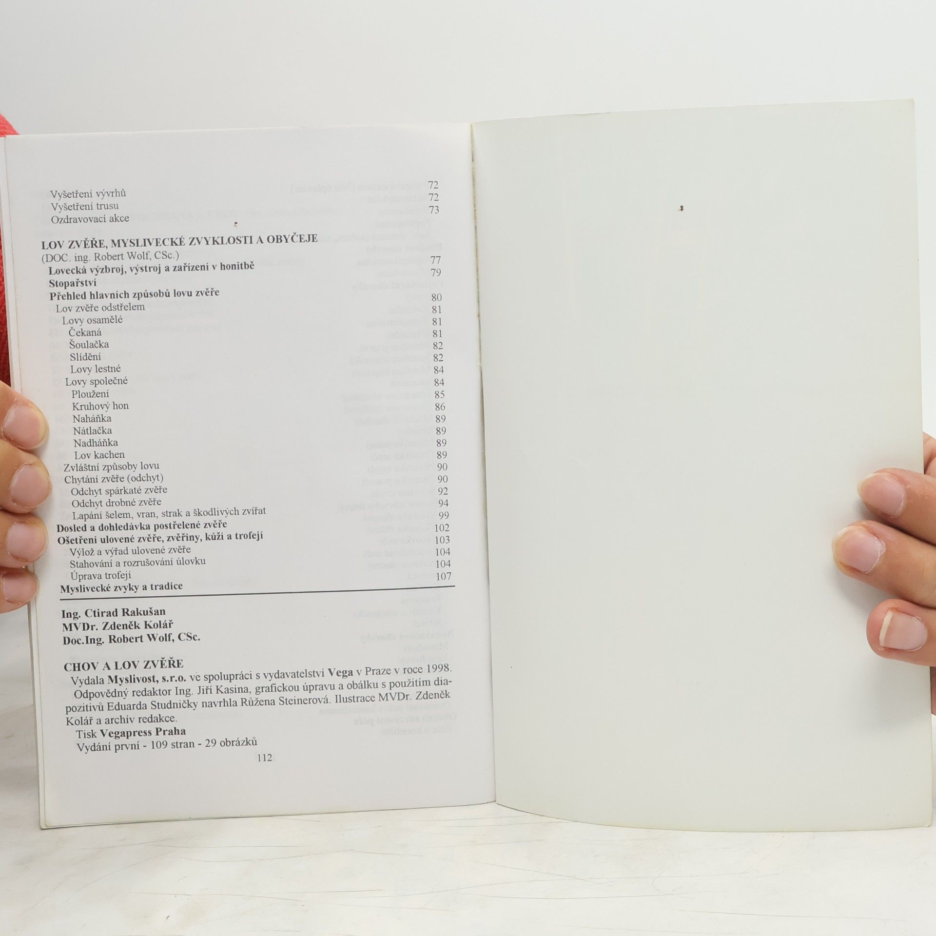 Various authors Chov a lov zvěře