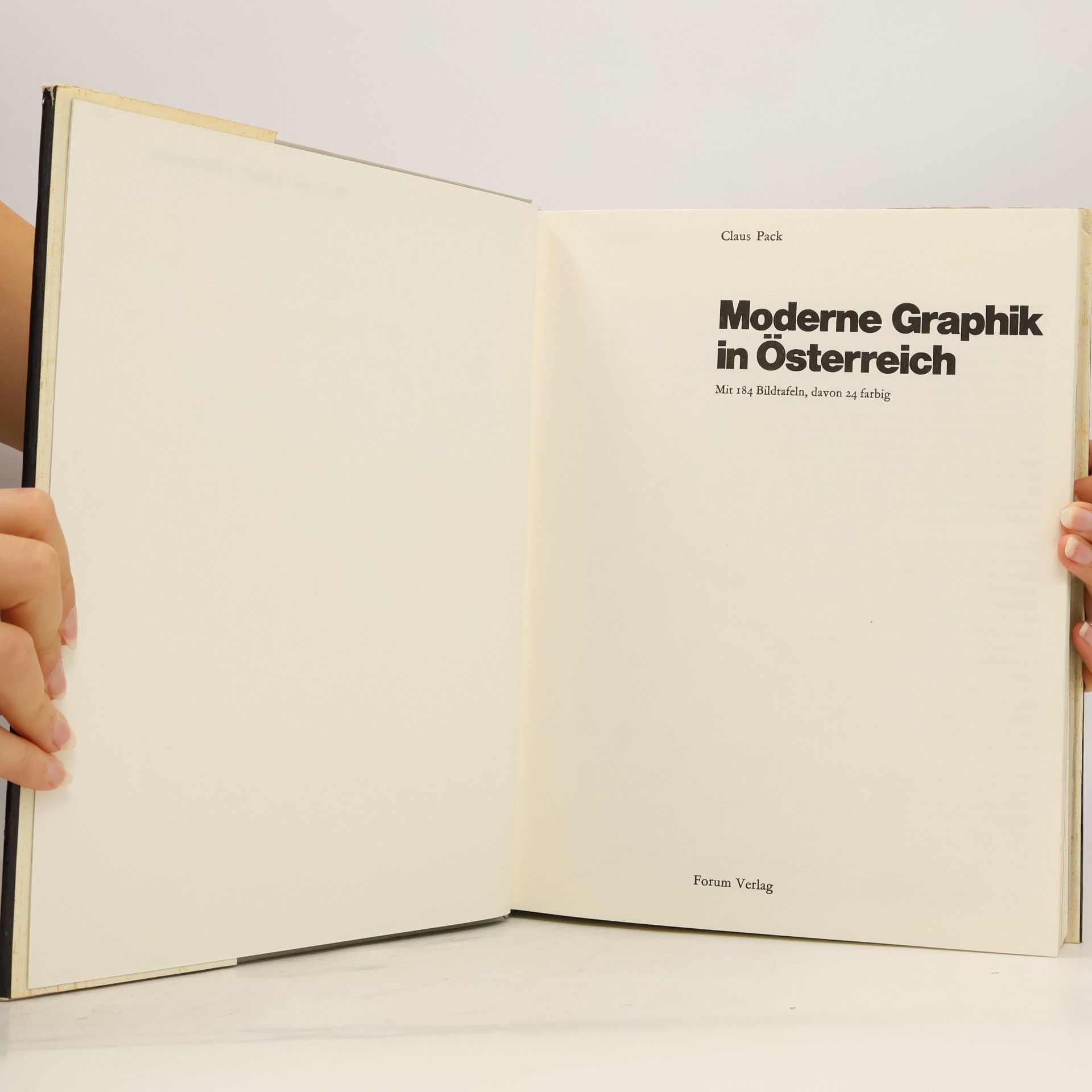 Claus Pack Moderne Graphik in Österreich