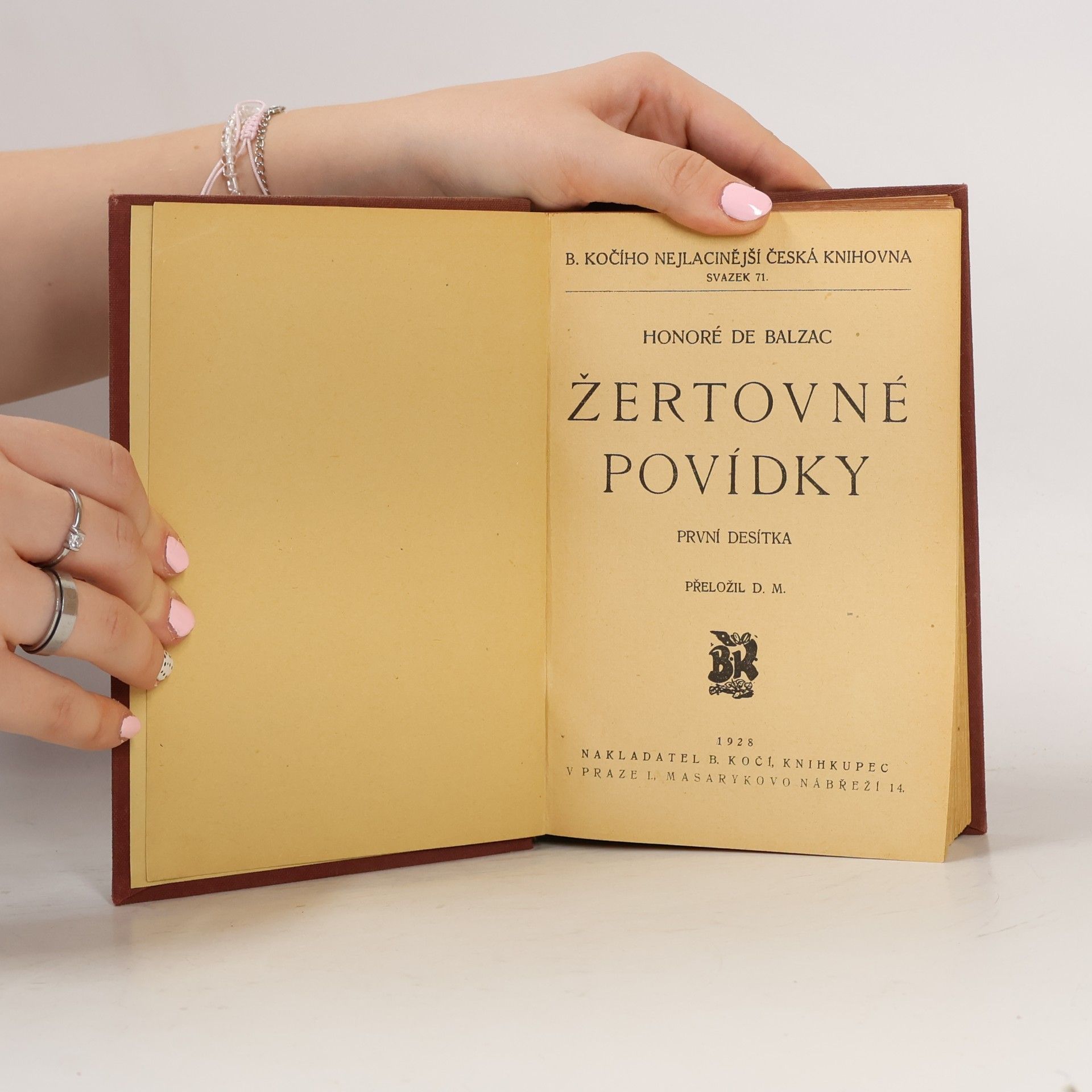 Honoré de Balzac Žertovné povídky. První desítka