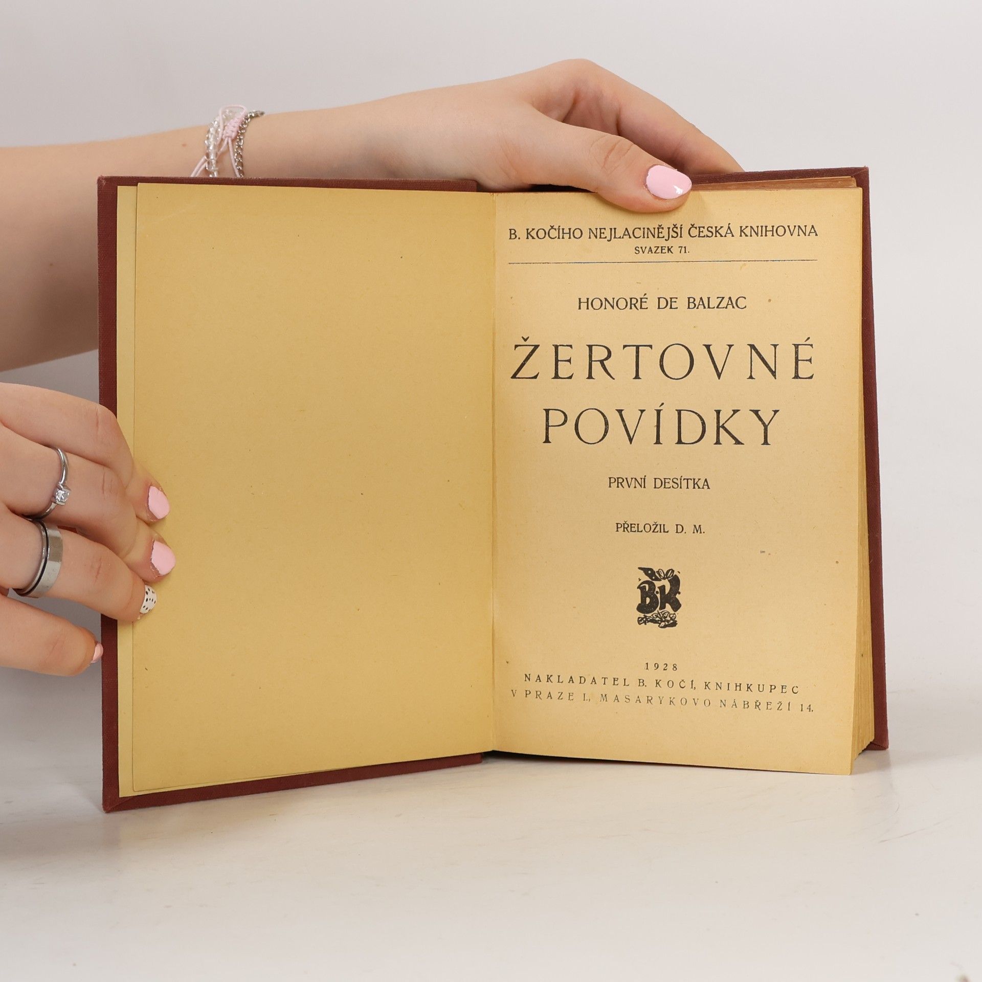 Honoré de Balzac Žertovné povídky. První desítka