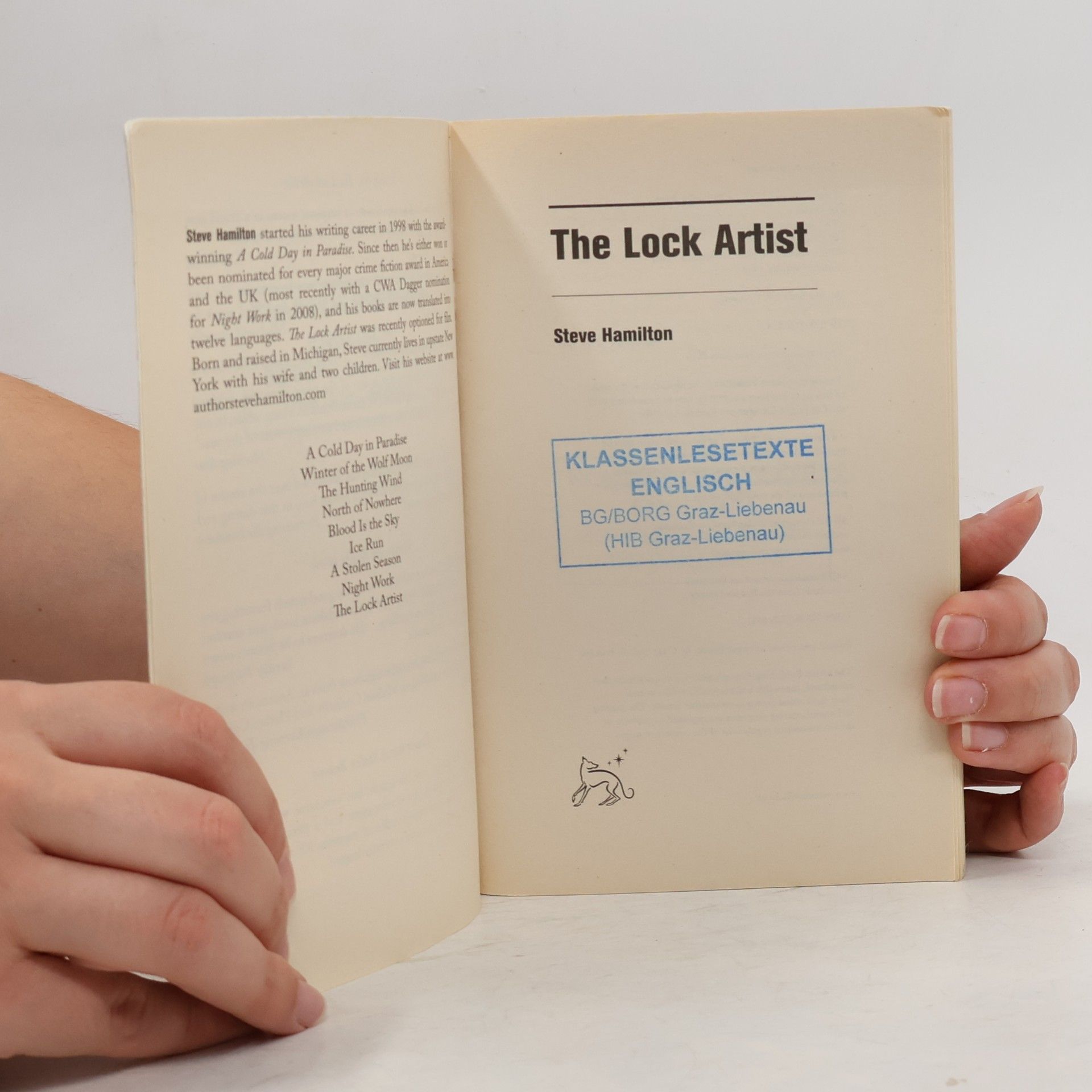 Steve Hamilton The Lock Artist