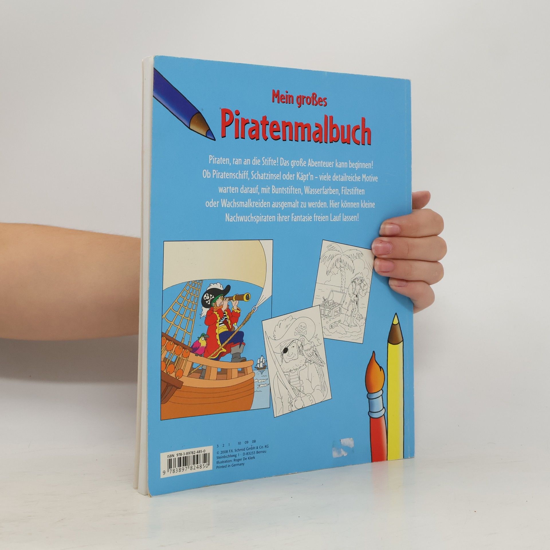 Mein großes Piratenmalbuch