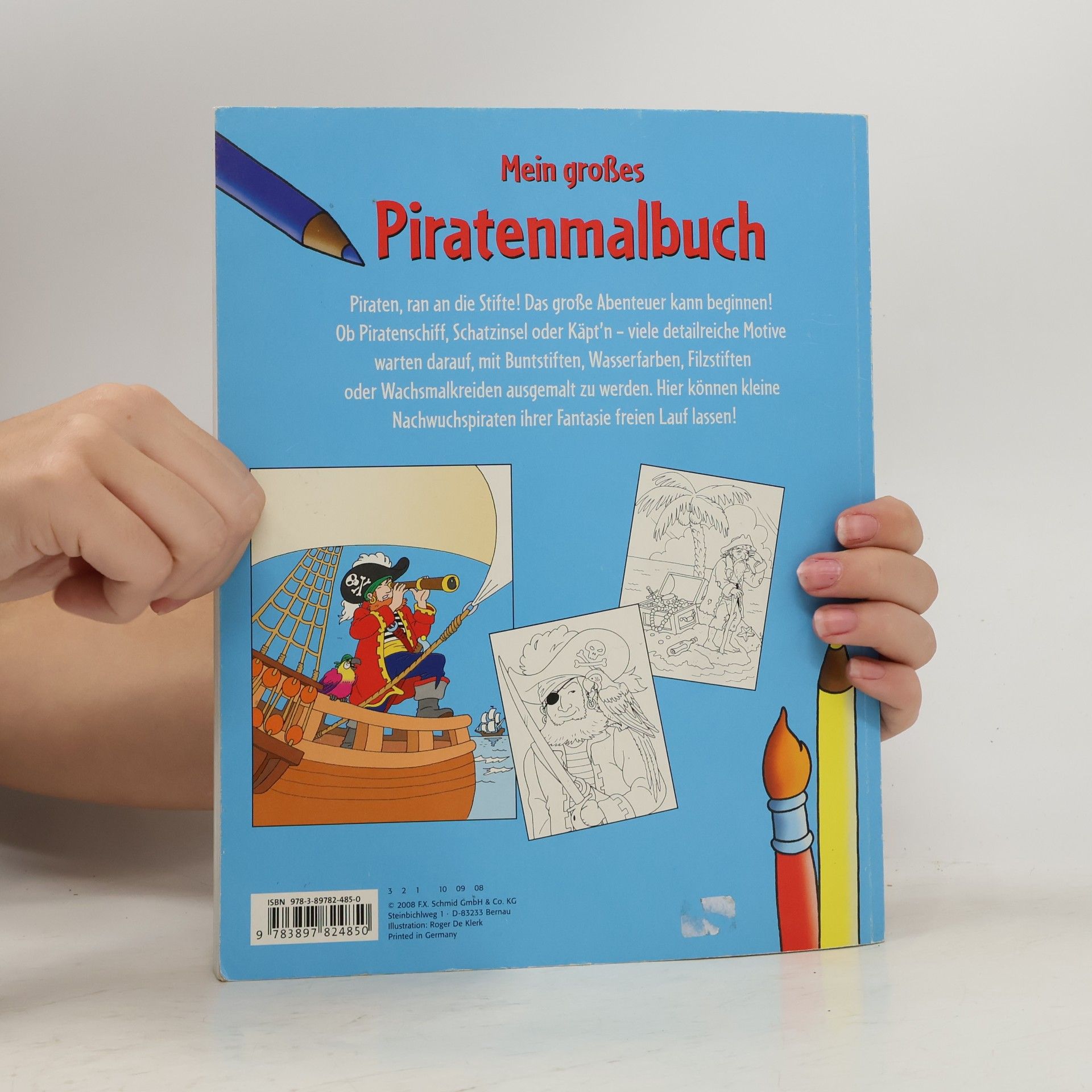 Mein großes Piratenmalbuch