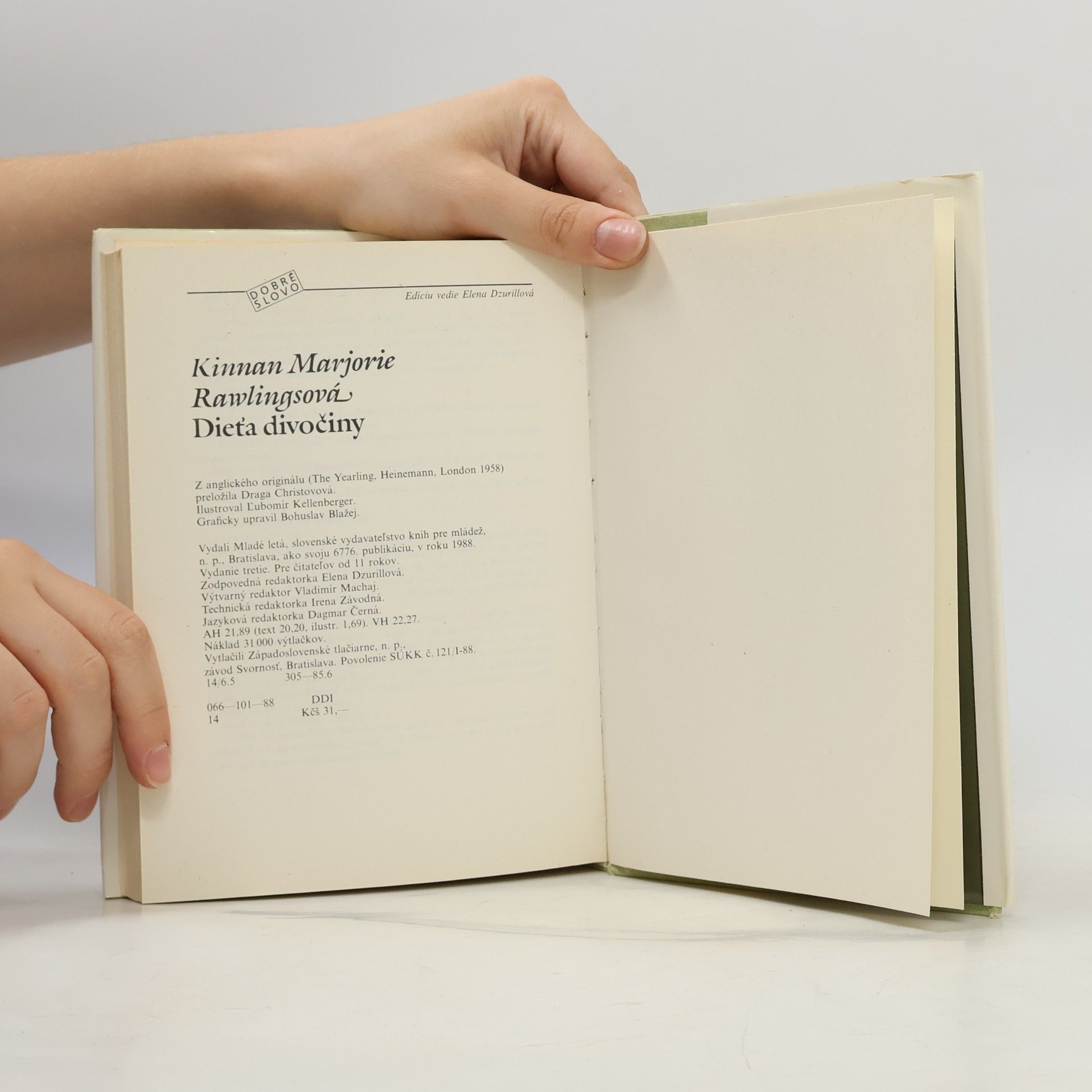 Marjorie Kinnan Rawlings Dieťa divočiny