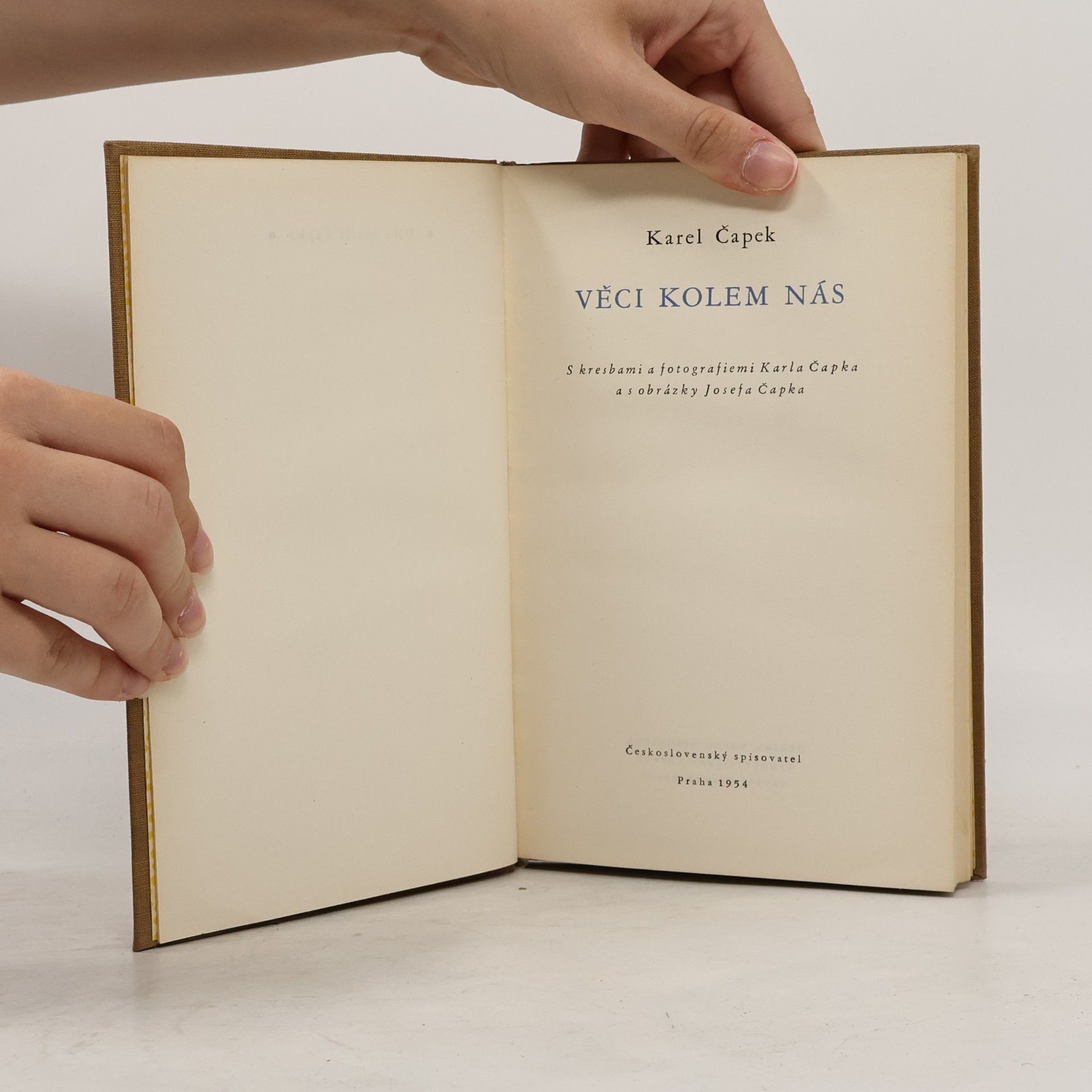 Karel Čapek Věci kolem nás
