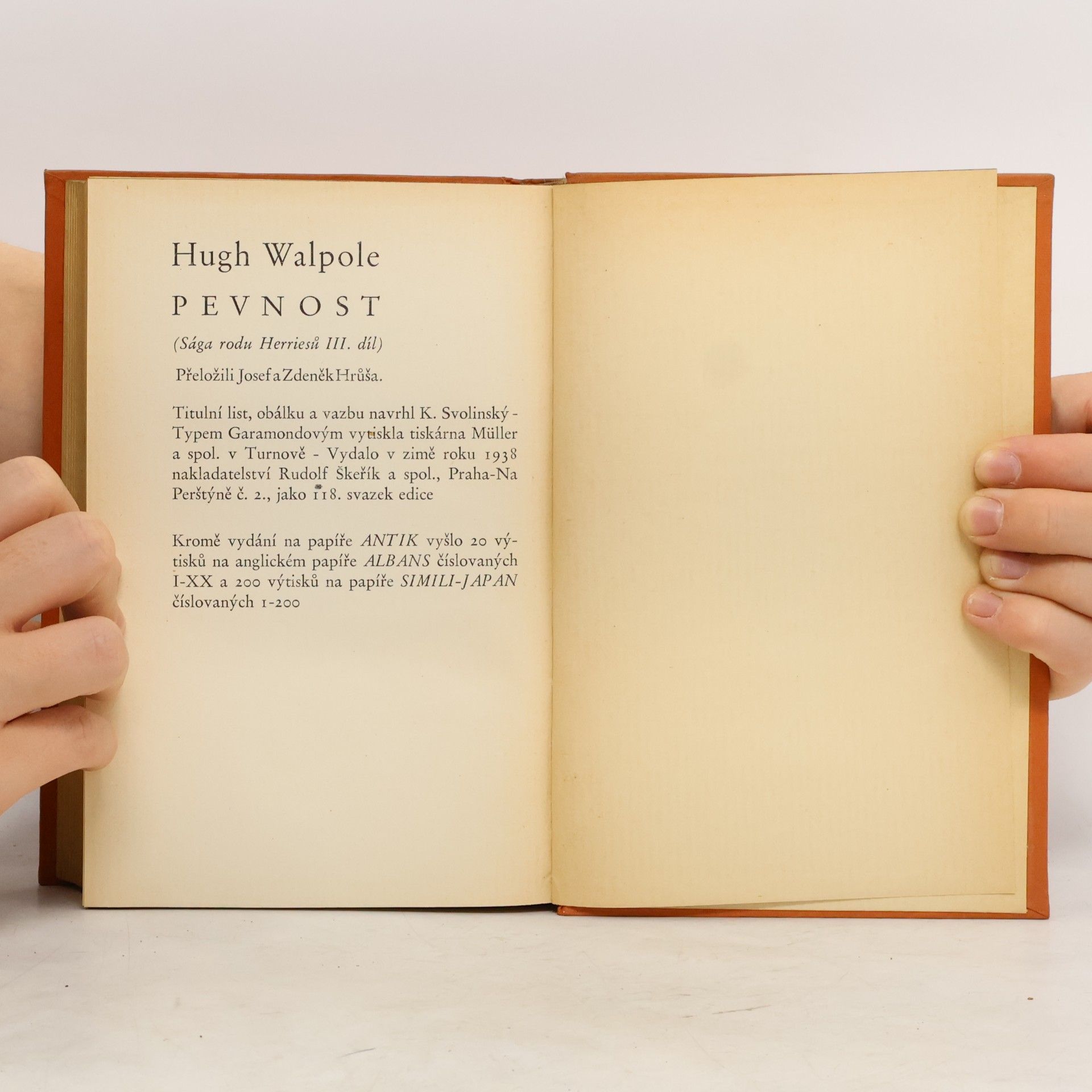 Hugh Walpole Sága rodu Herriesů. Díl III, Pevnost