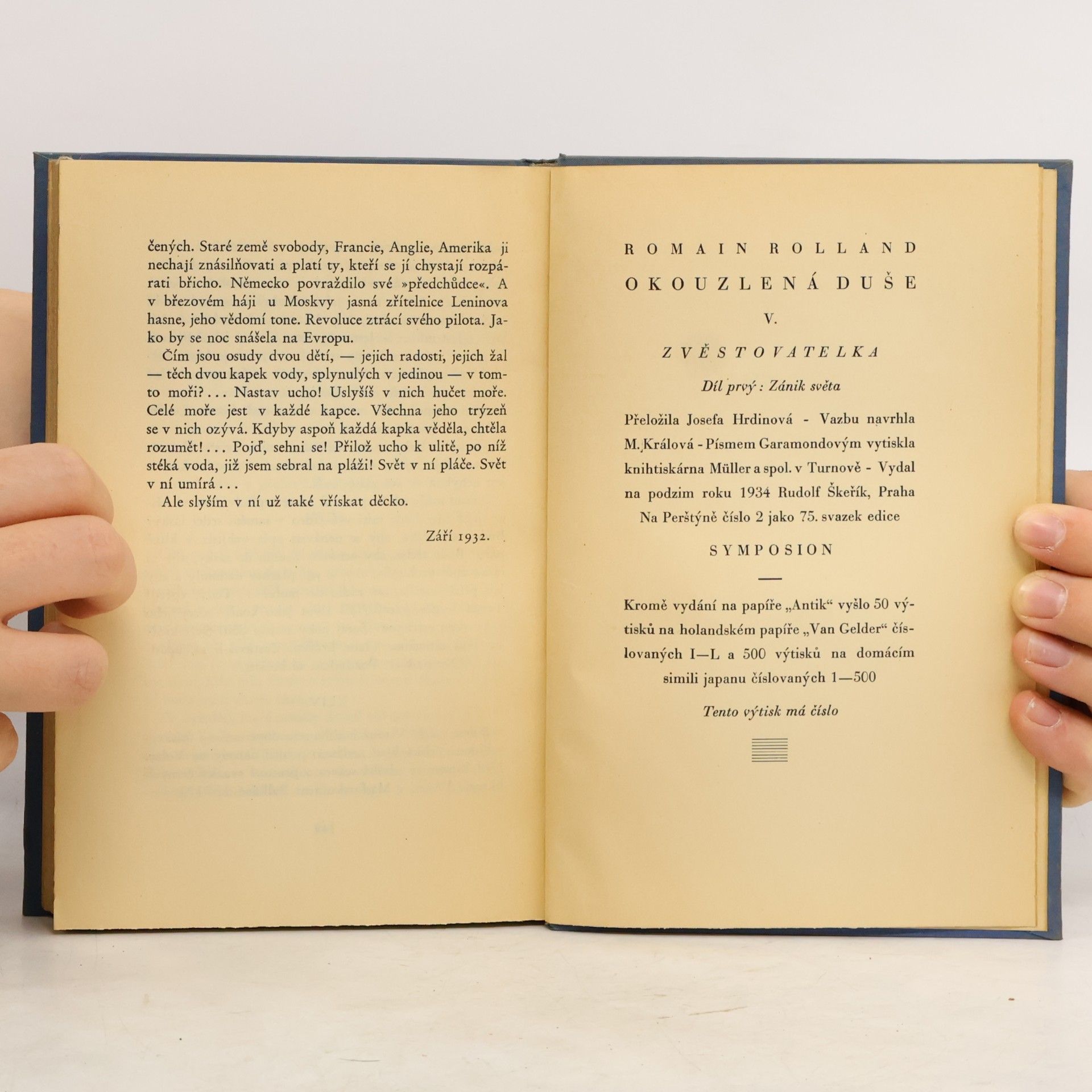 Romain Rolland Okouzlená duše V.