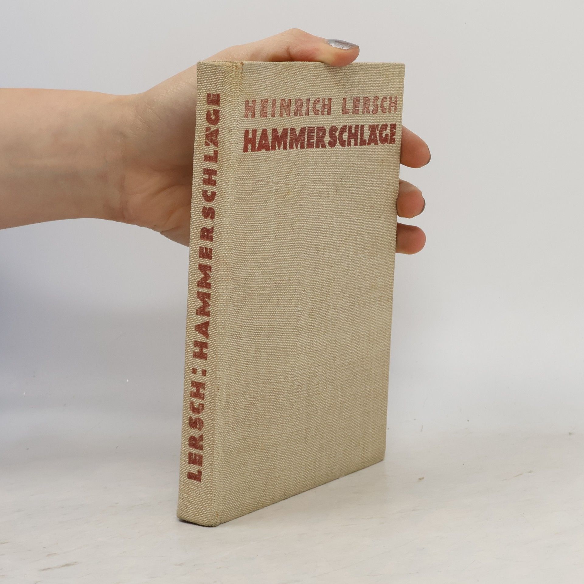 Heinrich Lersch Hammerschläge