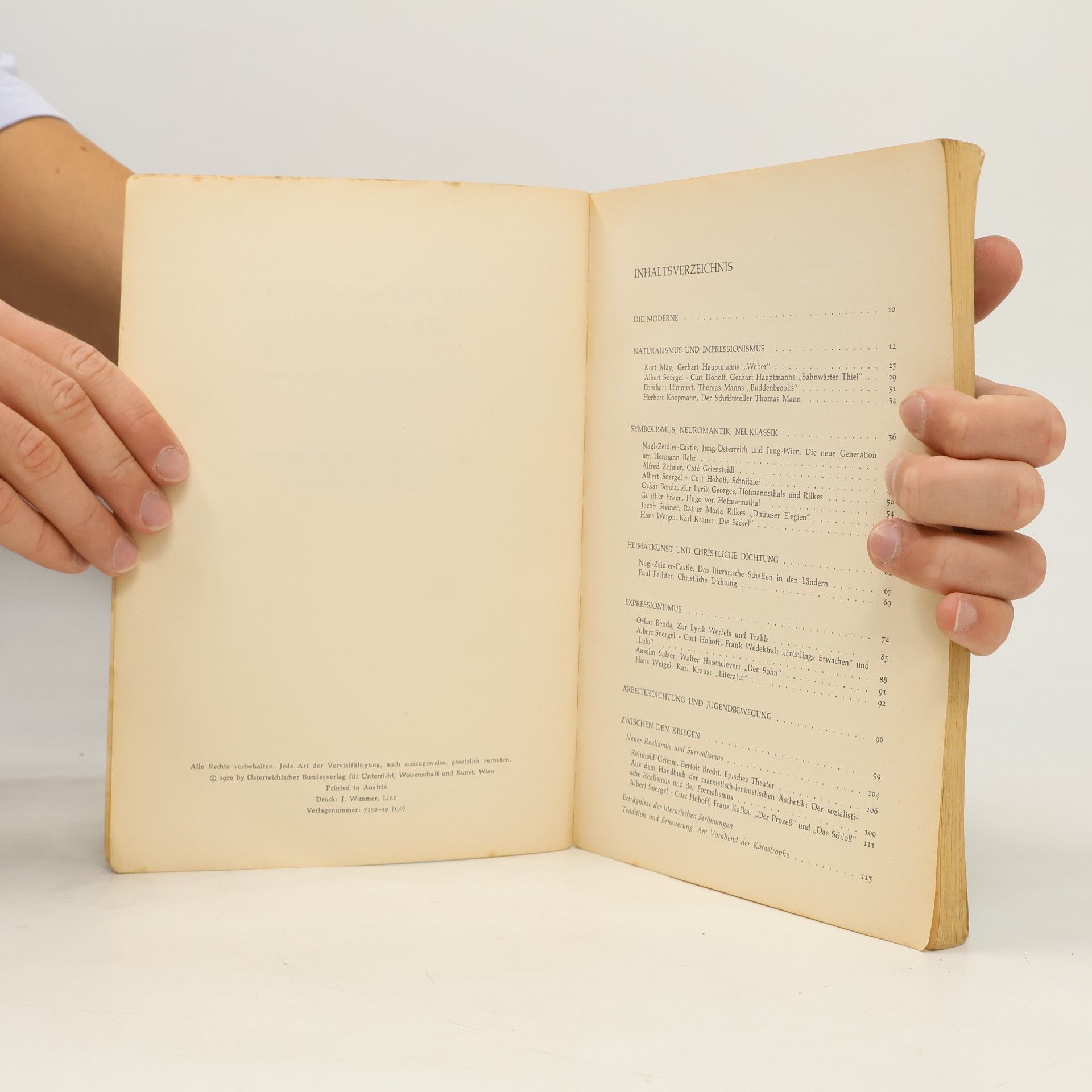 Wilhelm Sanz Aus der Geschichte der Dichtung V.