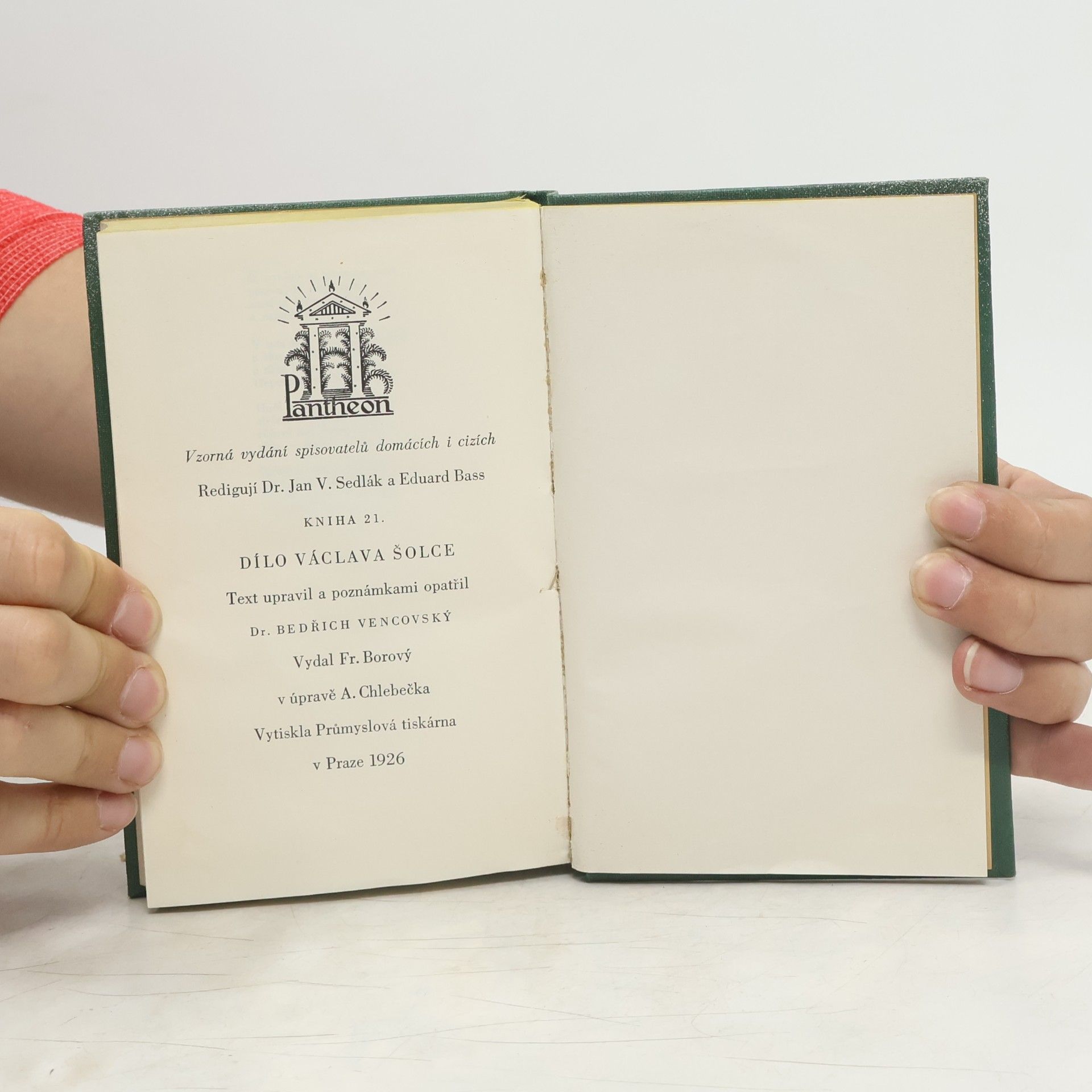 Collectif d'auteurs Dílo Václava Šolce