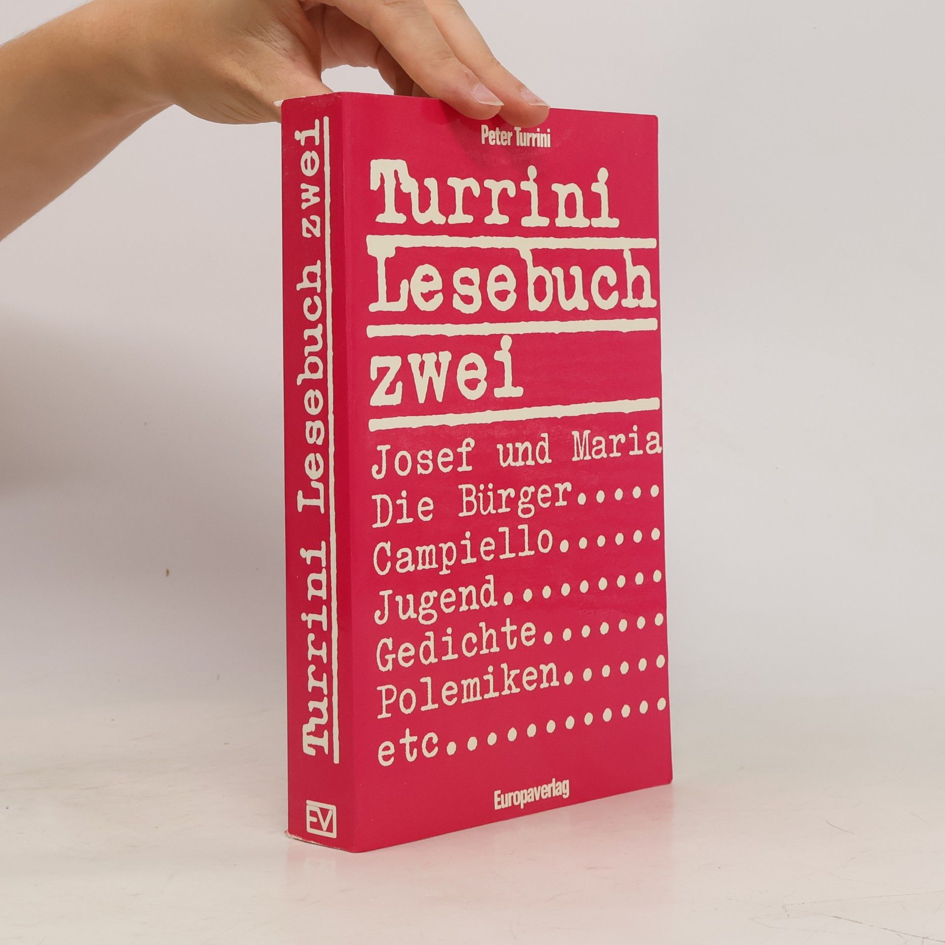 Peter Turrini Turrini Lesebuch zwei