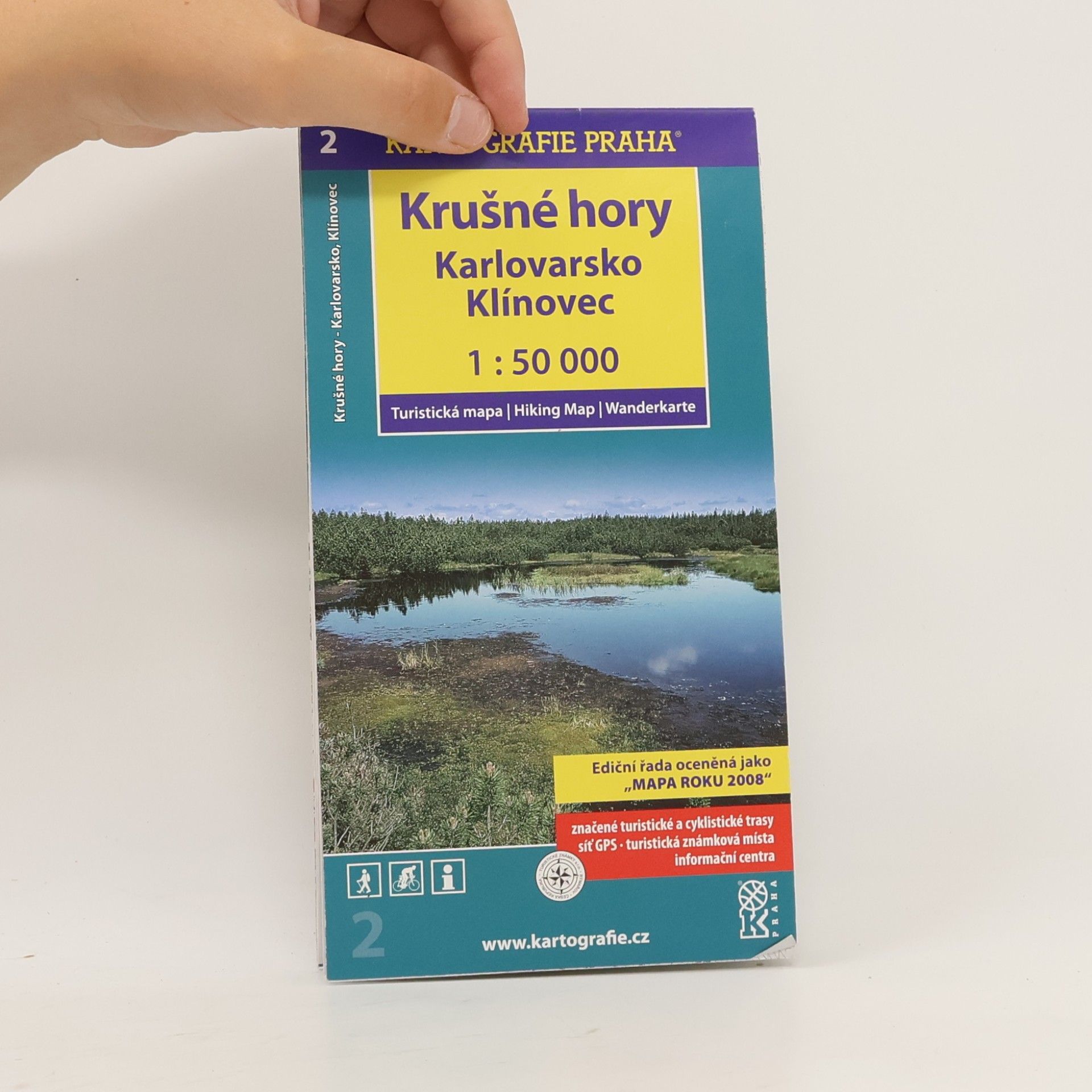 Kolektiv autorů Krušné hory. Karlovarsko, Klínovec 1 : 50 000