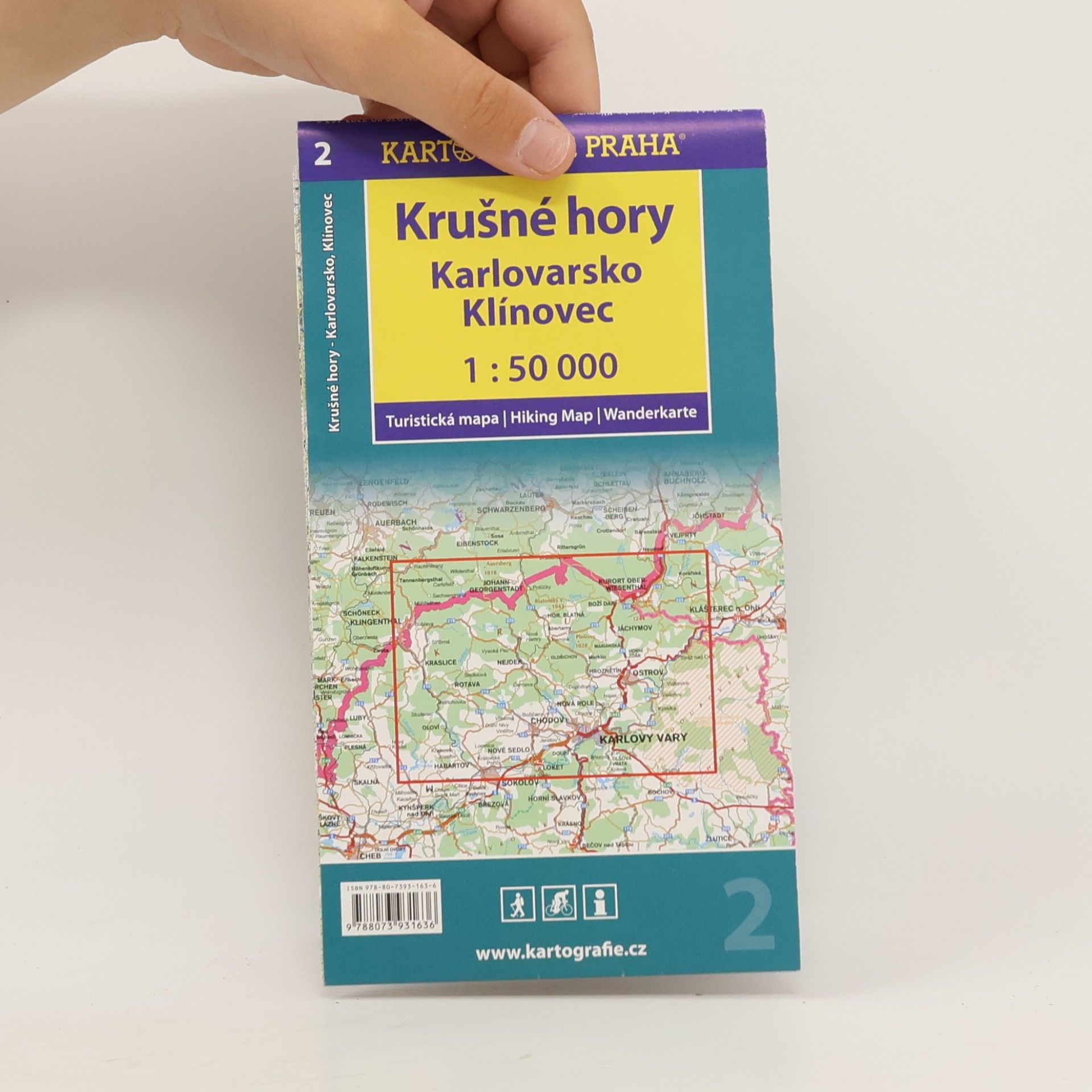 Kolektiv autorů Krušné hory. Karlovarsko, Klínovec 1 : 50 000