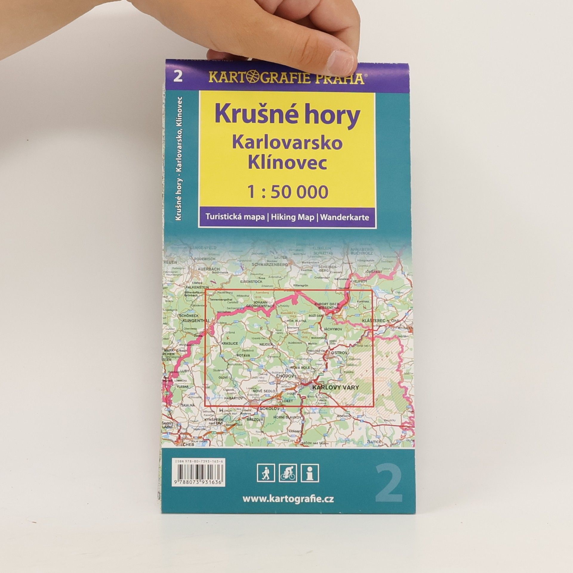 Kolektiv autorů Krušné hory. Karlovarsko, Klínovec 1 : 50 000