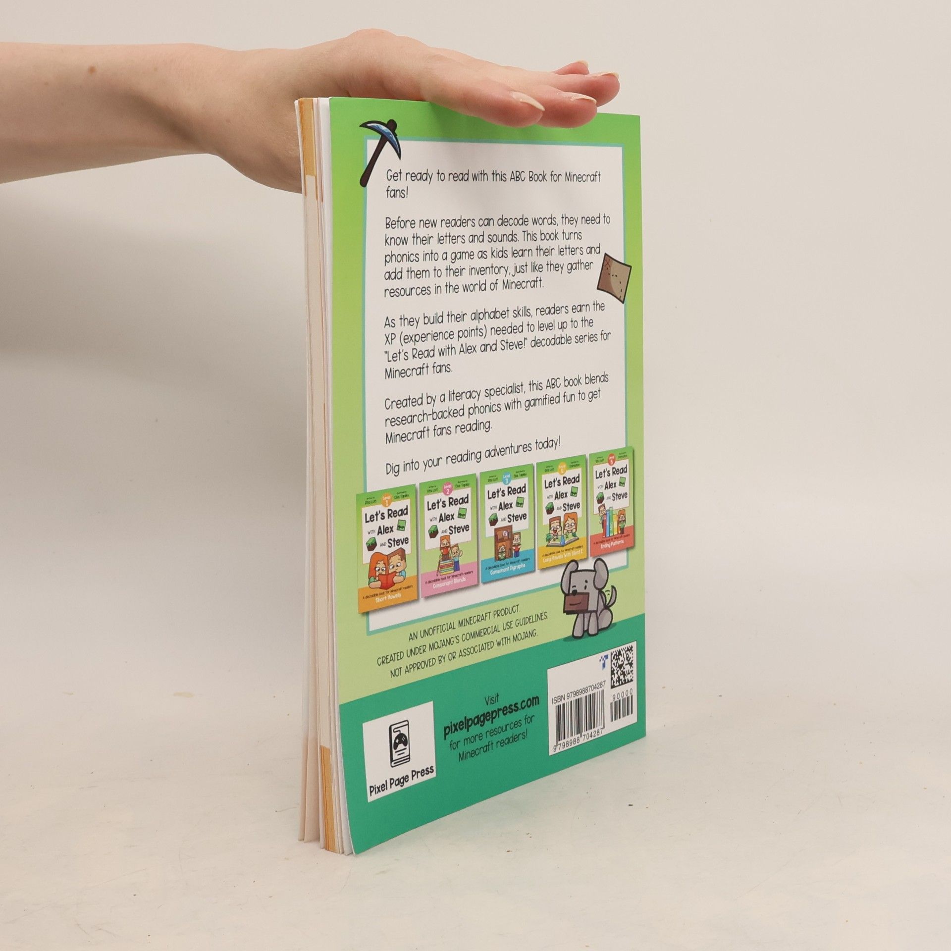 Rita Lott Let's Read With Alex and Steve! A Decodable Series for Minecraft Readers - 1: Let's Read With Alex and Steve!