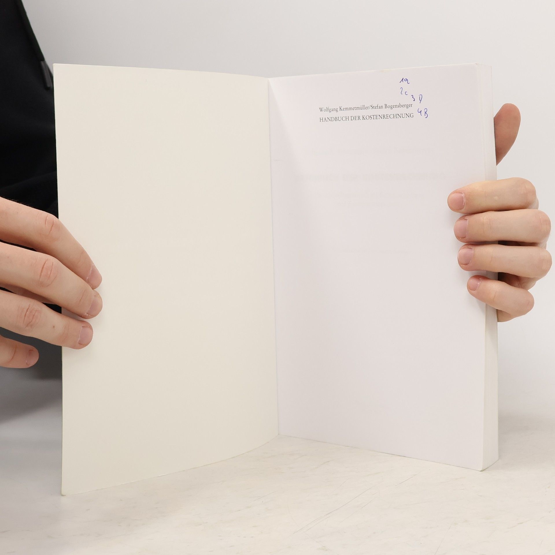 Wolfgang Kemmetmüller Handbuch der Kostenrechnung