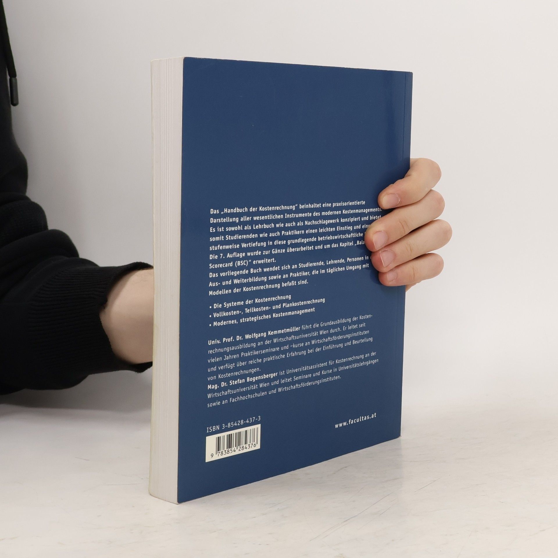 Wolfgang Kemmetmüller Handbuch der Kostenrechnung