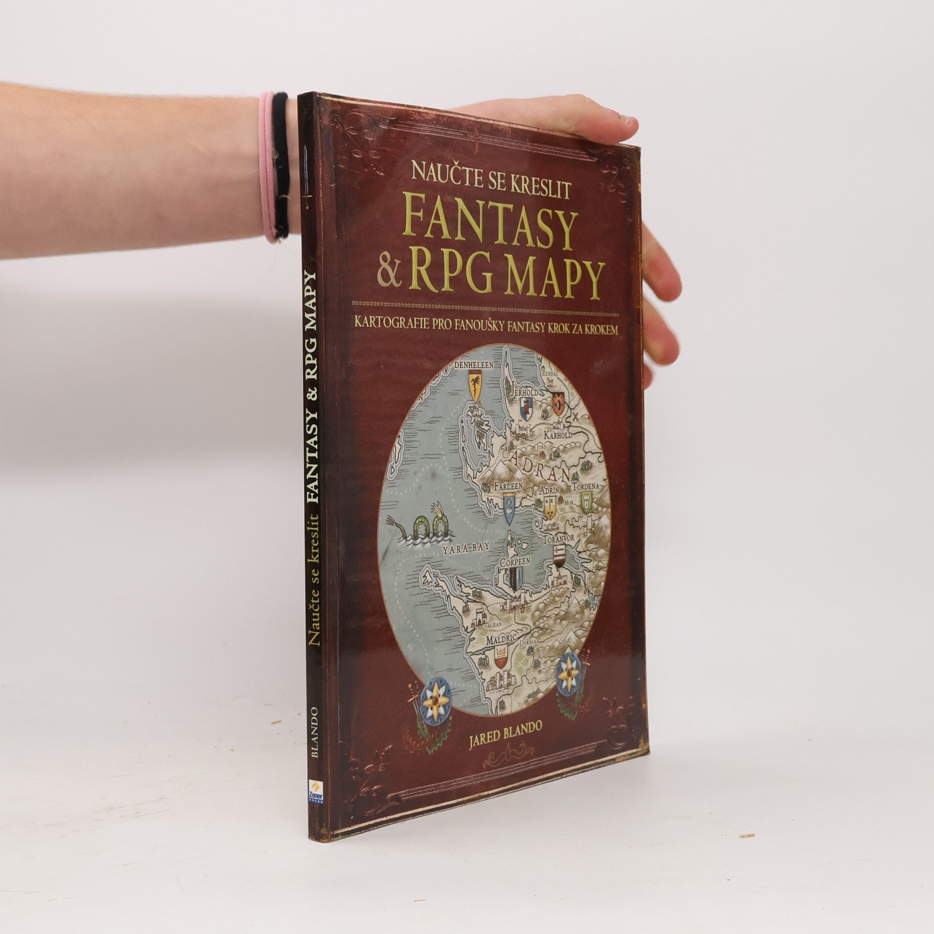 Jared Blando Naučte se kreslit fantasy a RPG mapy