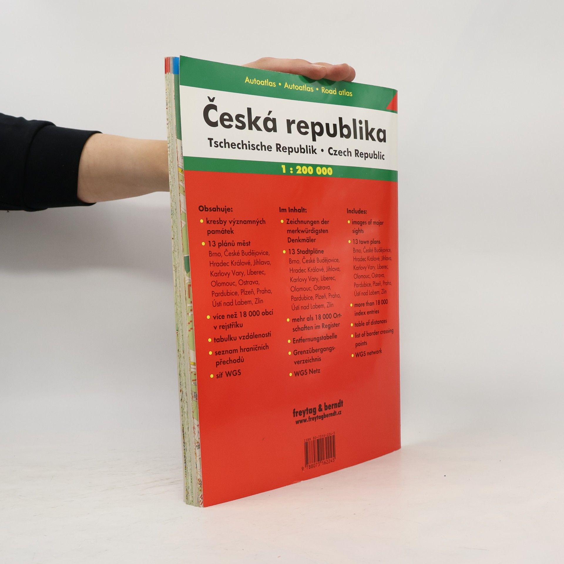 Kolektív autorov Autoatlas Česká republika. Autoatlas Tschechische Republik. Road AtlasCzech Republic