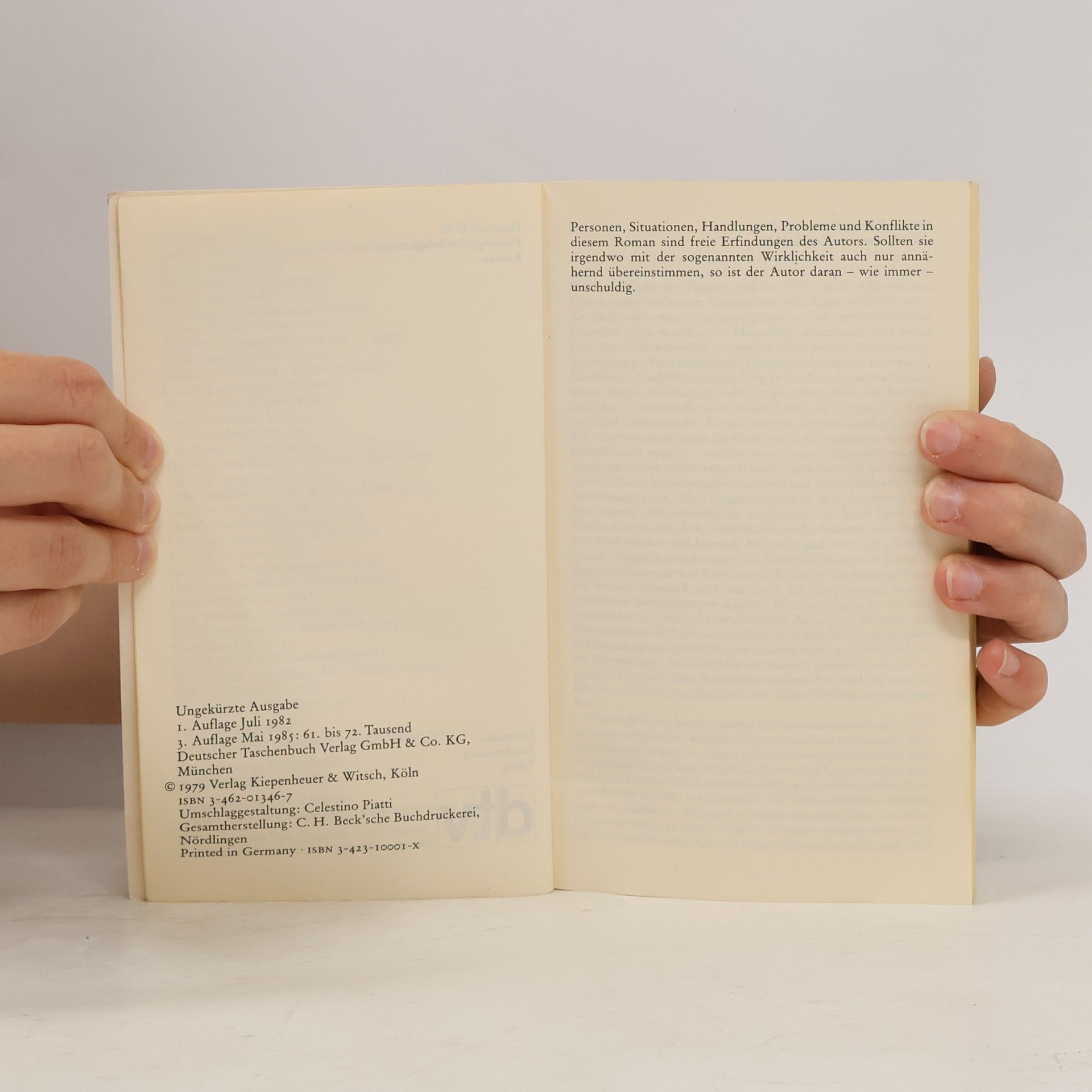 Heinrich Böll Fürsorgliche Belagerung