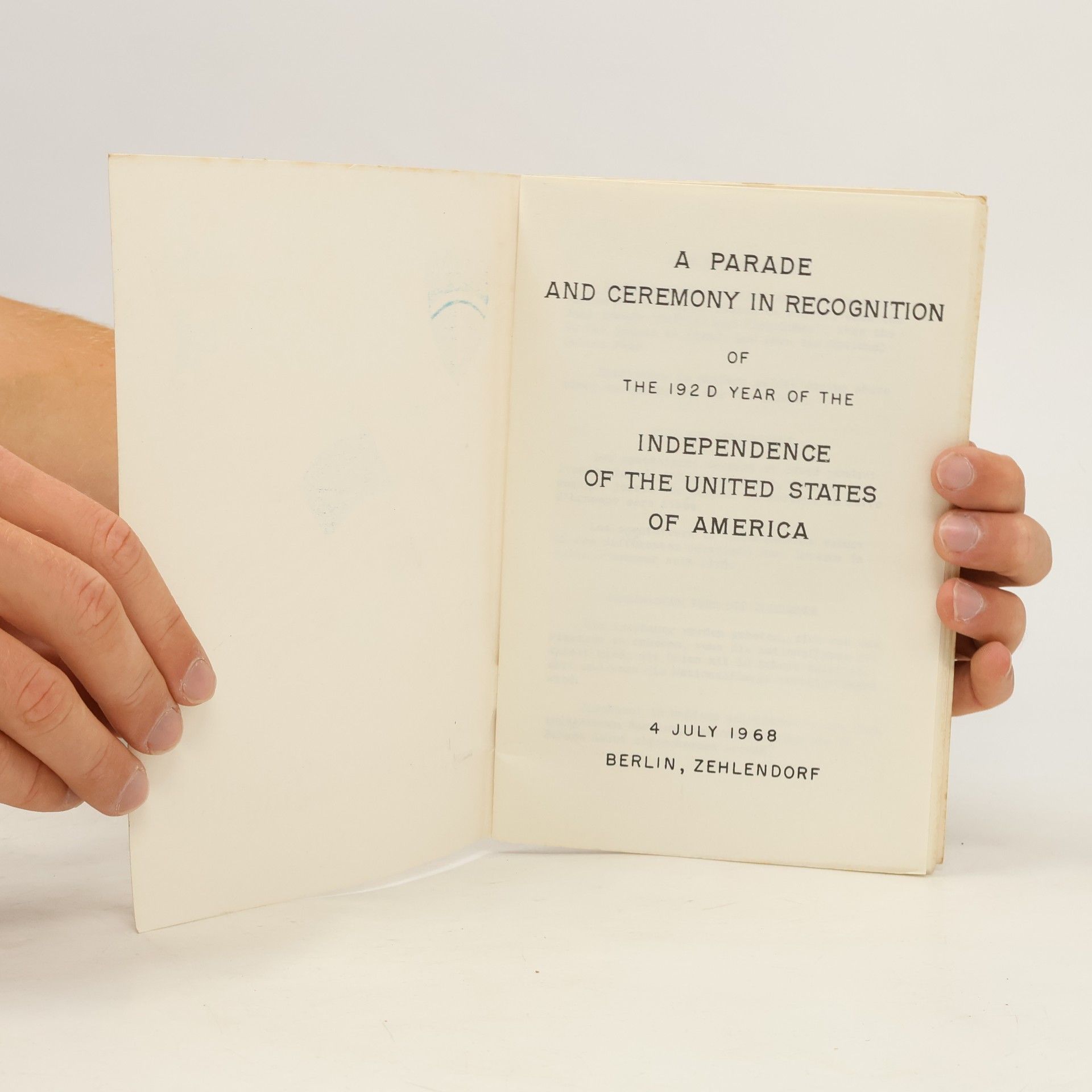 Kolektiv autorů A Parade and Ceremony in Recognition of the 192d Year of the Independence of the United States of America