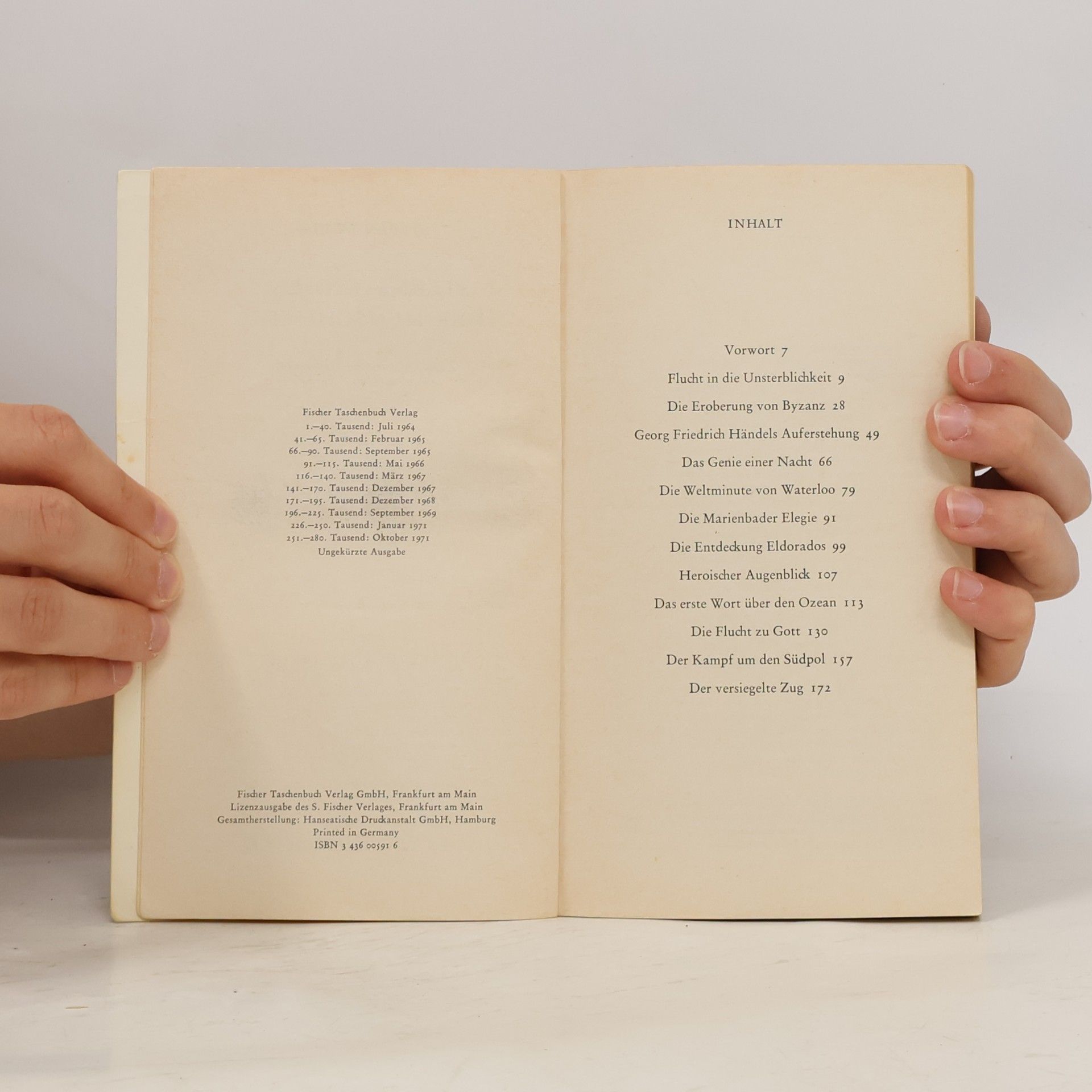 Stefan Zweig Sternstunden der Menschheit