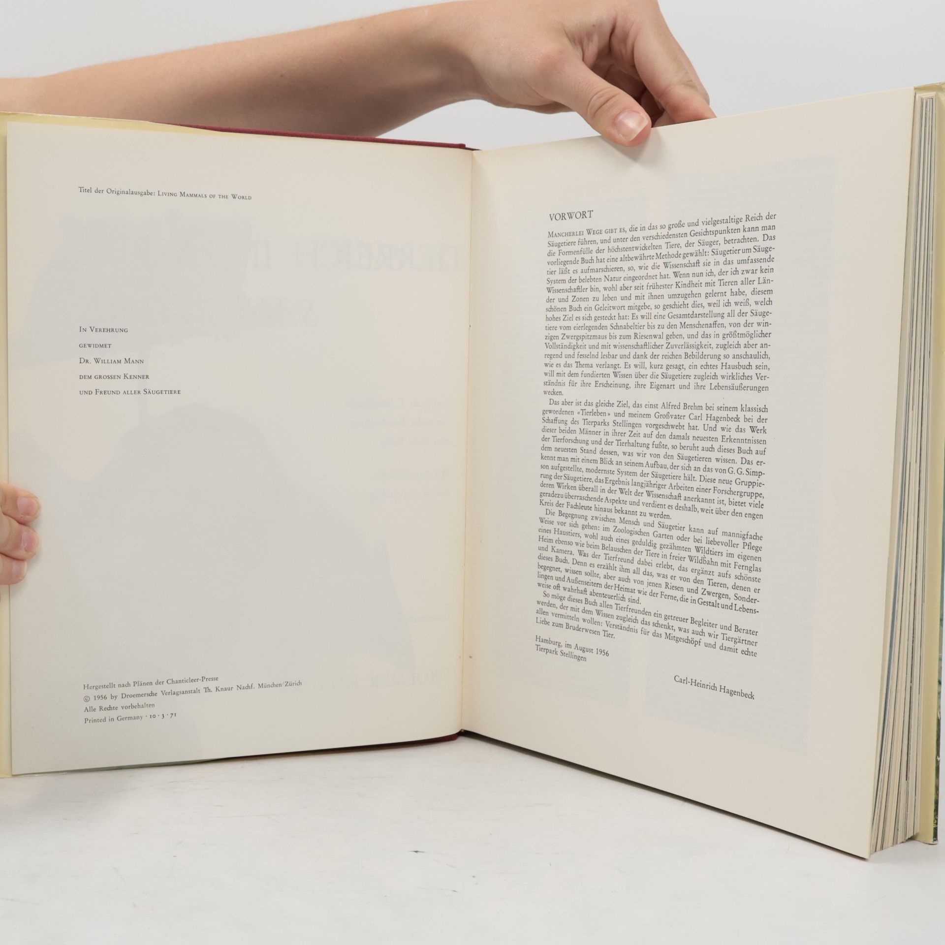Various authors Knaurs tierreich in farben. Säugetiere