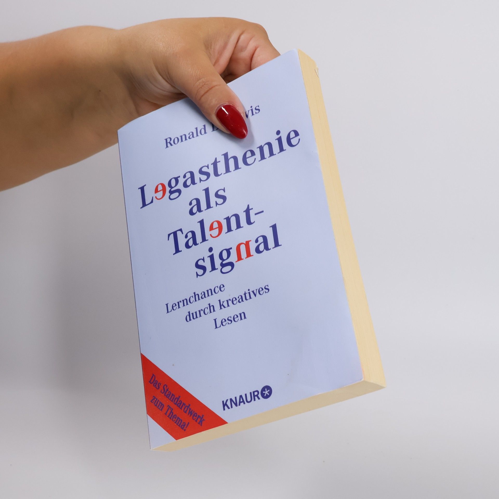 Ronald D. Ronald Dell Davis Legasthenie als Talentsignal
