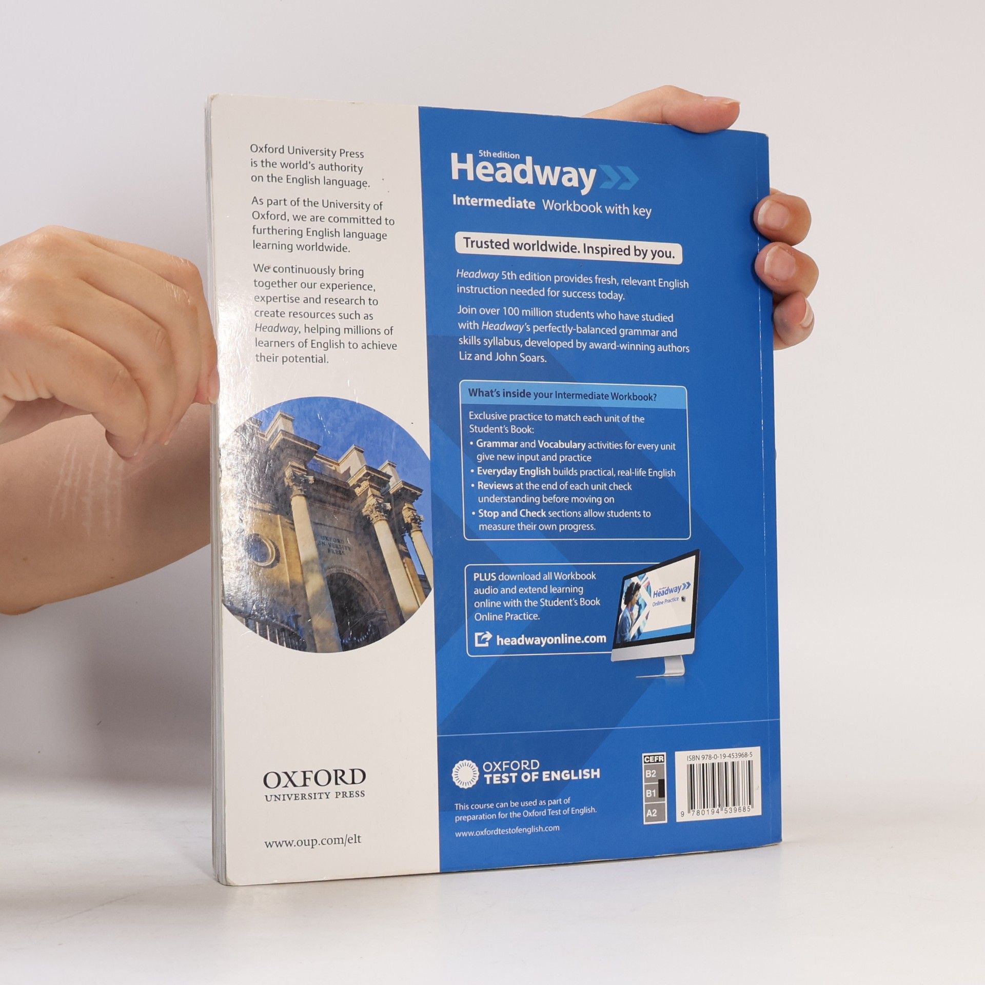 Liz Soars Headway: Intermediate: Workbook with Key (5th Edition)