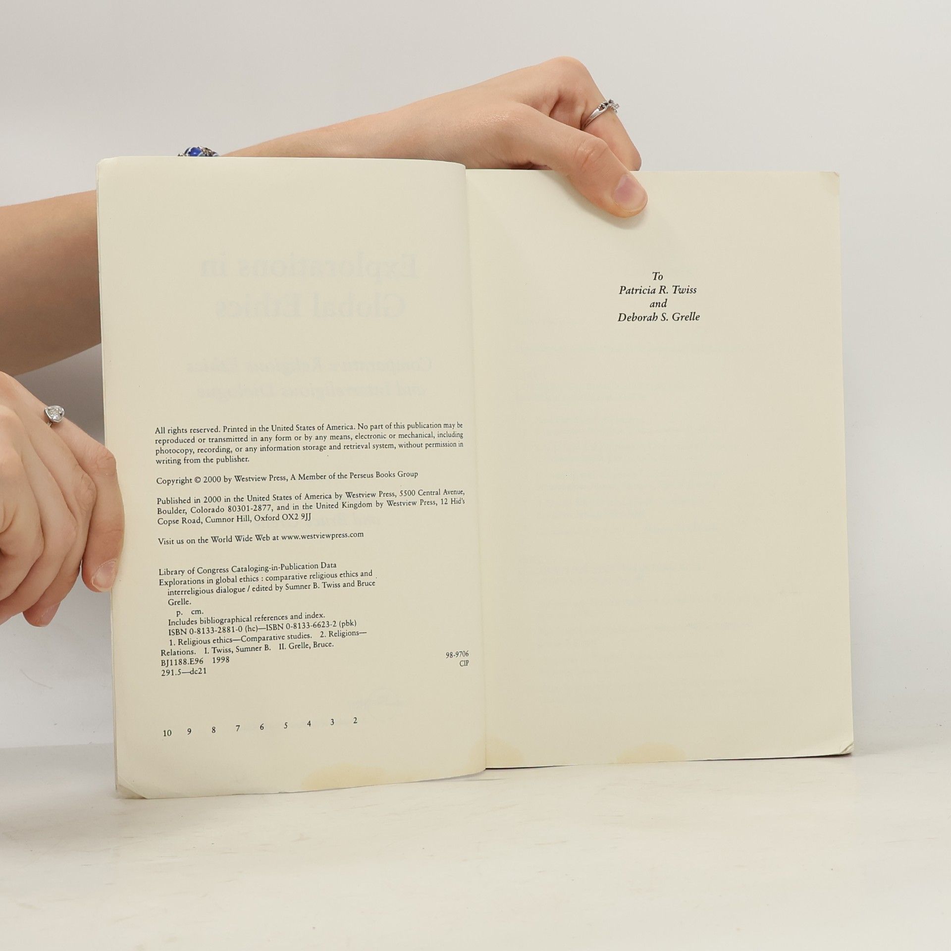 Sumner B. Twiss Explorations in Global Ethics