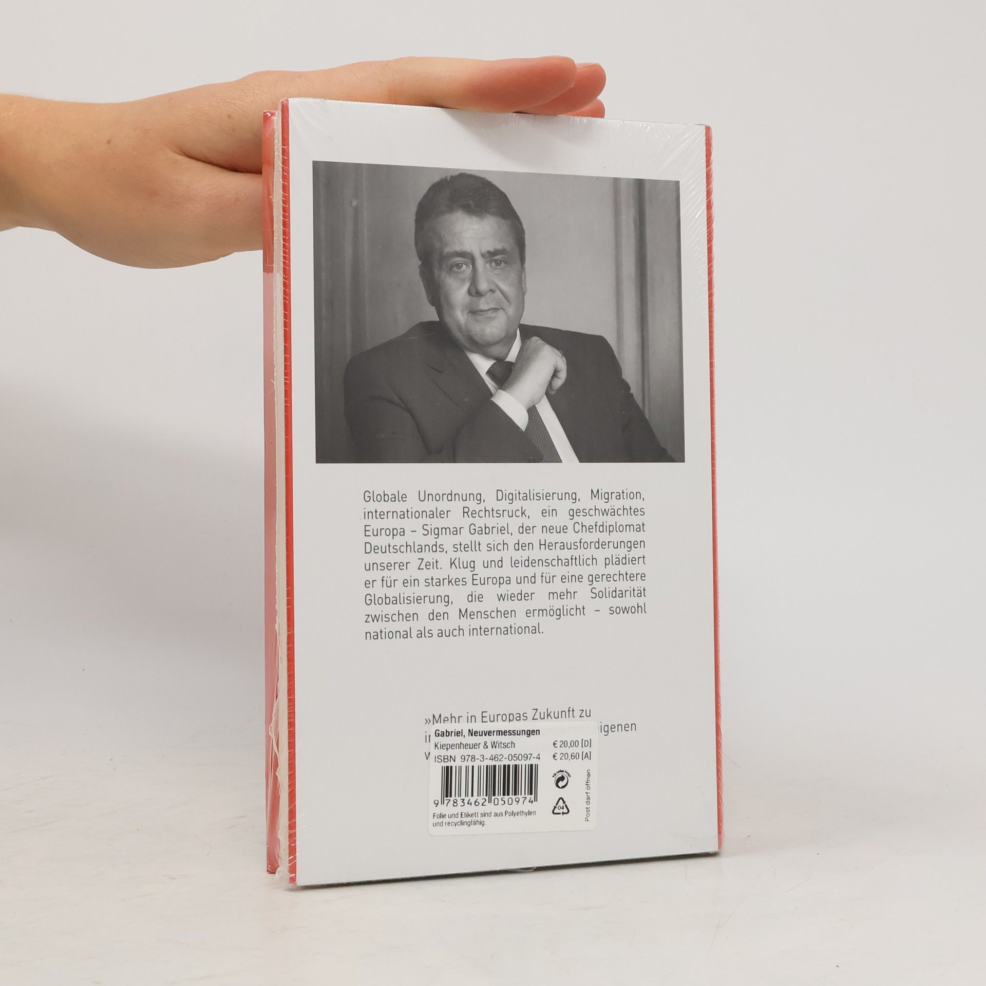 Sigmar Gabriel Neuvermessungen