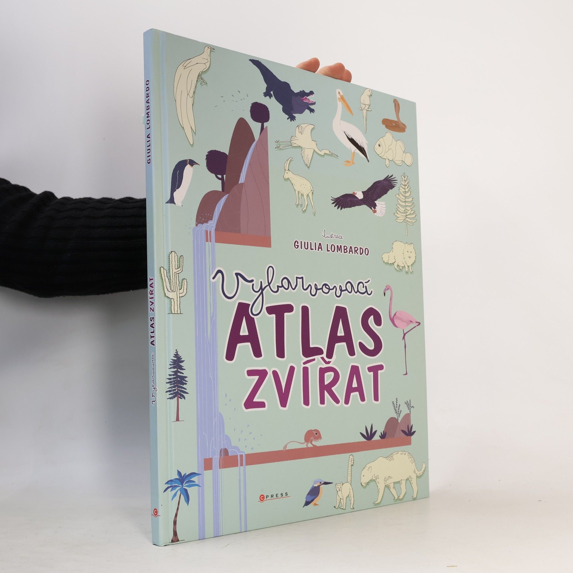 Giulia Lombardo Vybarvovací atlas zvířat