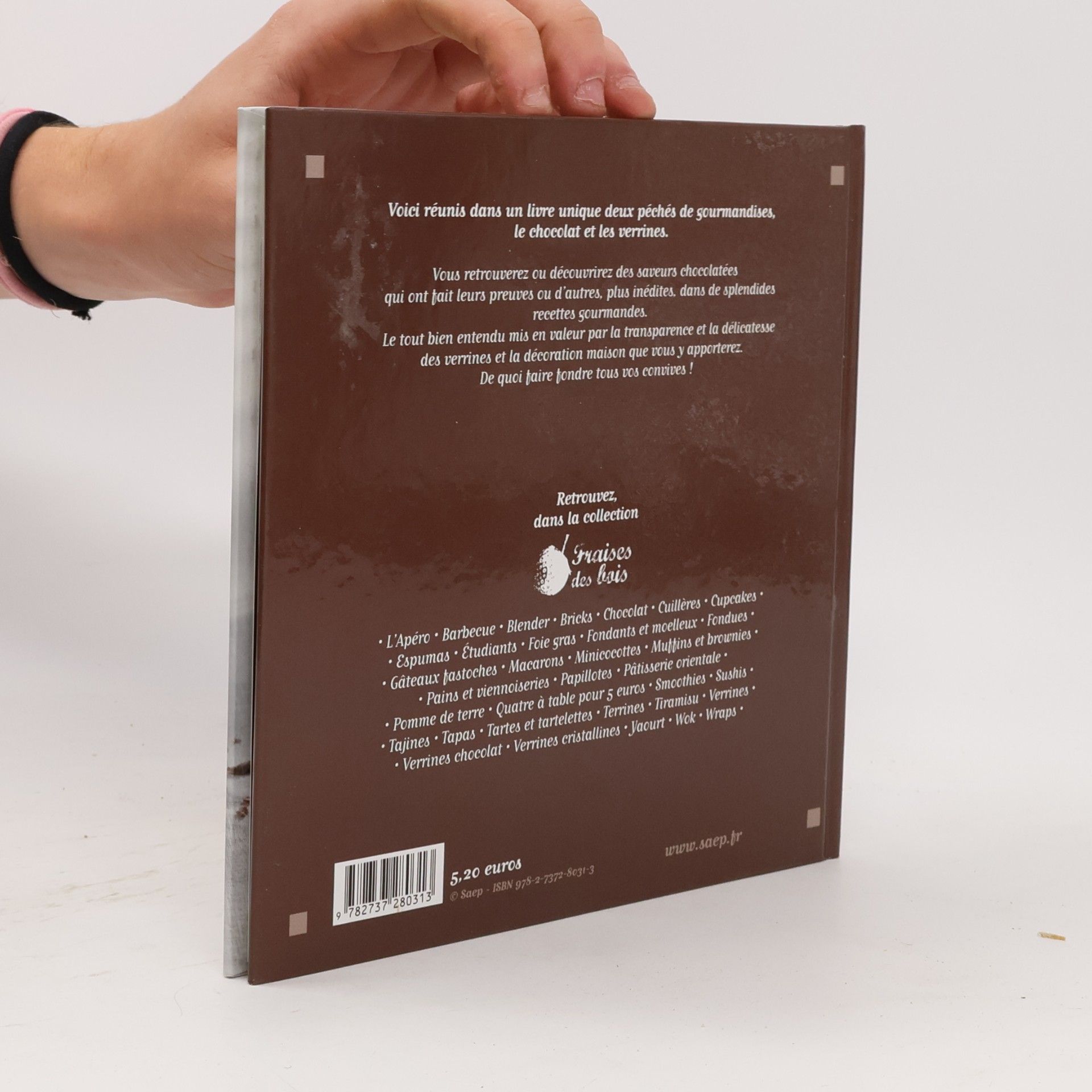 Martine Namèche Fraises des bois: Verrines chocolat