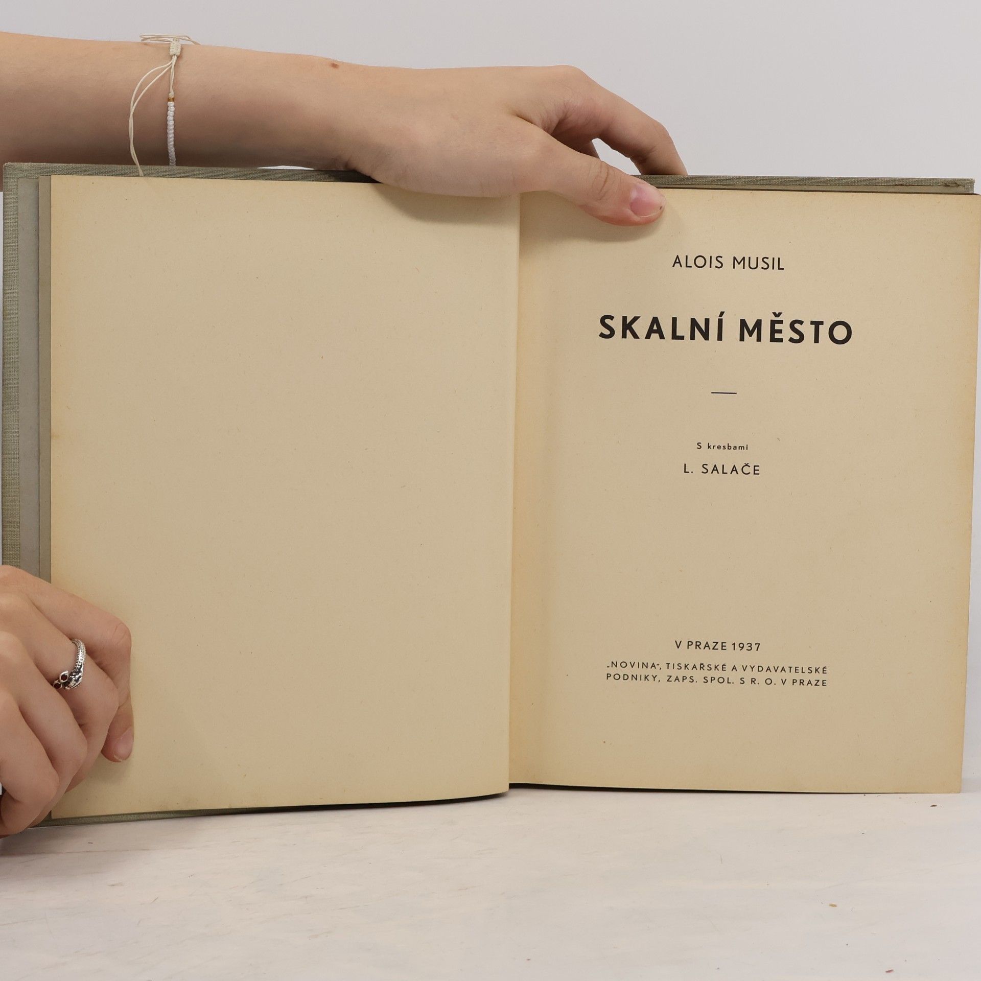 Alois Musil Skalní město
