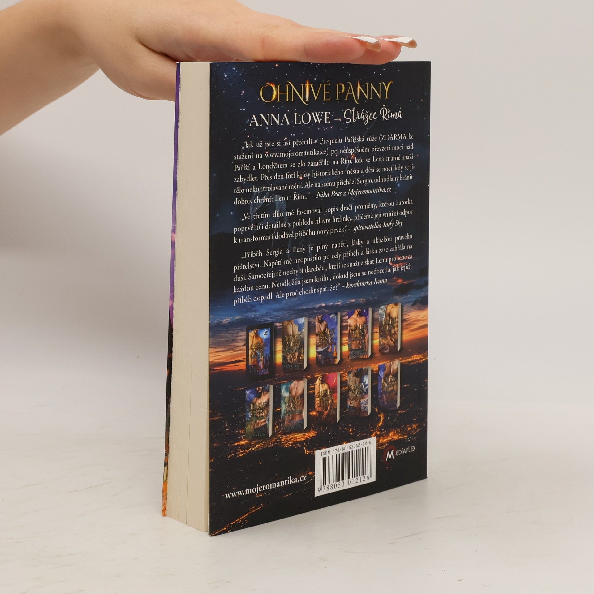 Anna Lowe Ohnivé panny. Díl 3, Strážce Říma