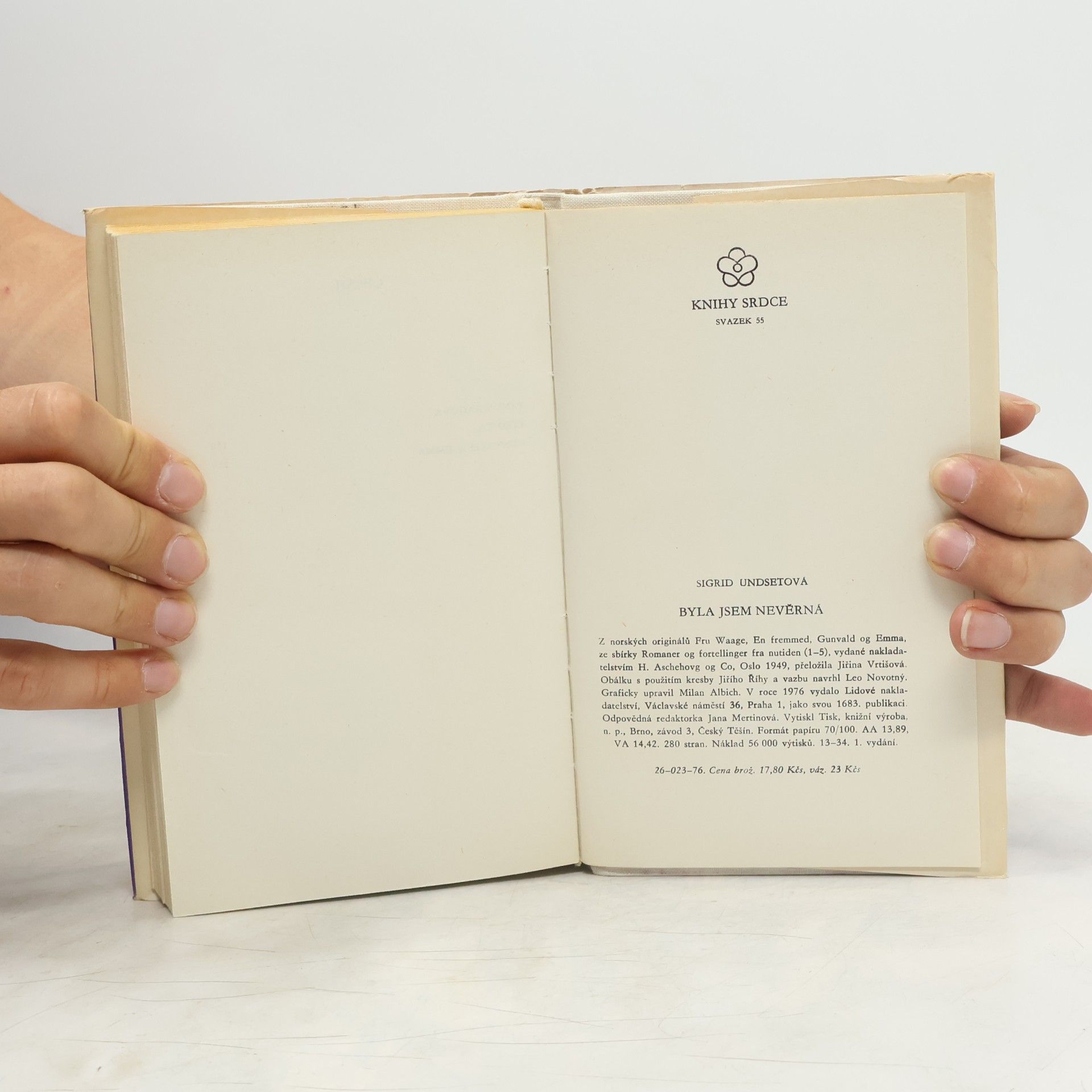 Sigrid Undset Byla jsem nevěrná